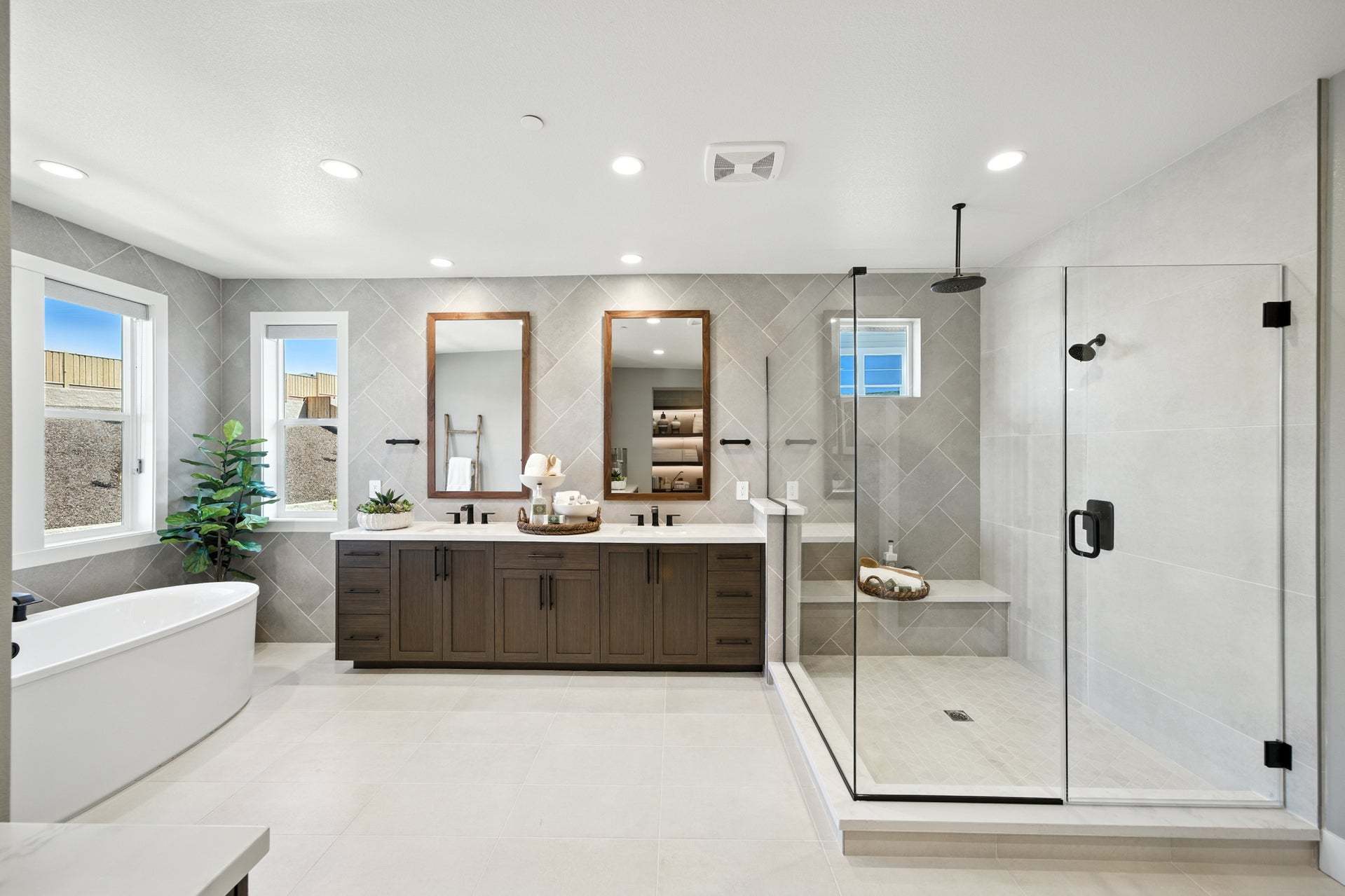 Orchid at Francis Ranch By Trumark Homes in Dublin, CA I Residence 3 Model I Primary Bathroom