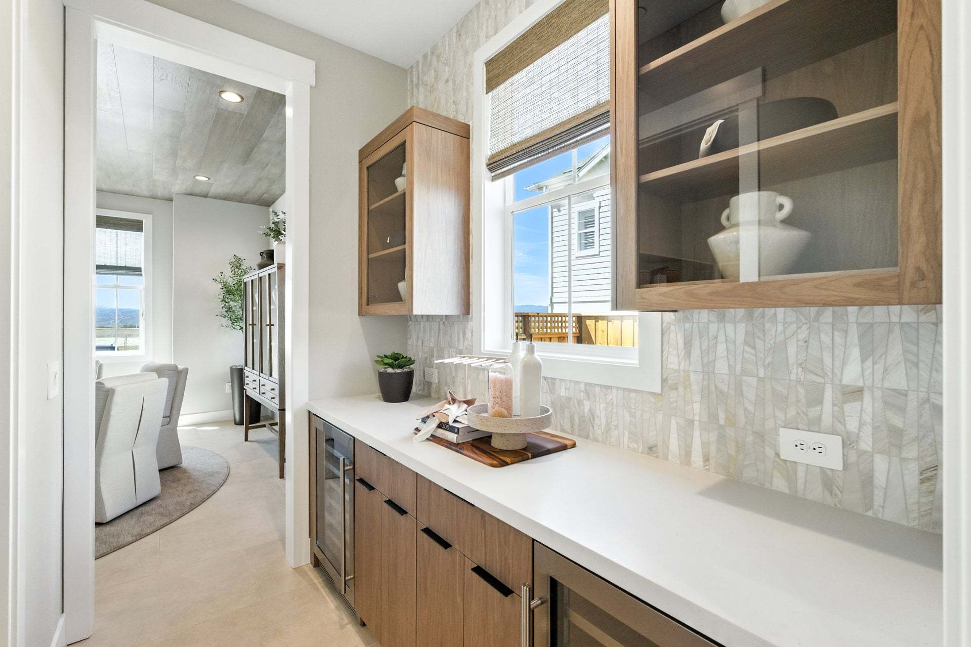Orchid at Francis Ranch by Trumark Homes in Dublin, CA I Residence 1 Model I Butler's Pantry