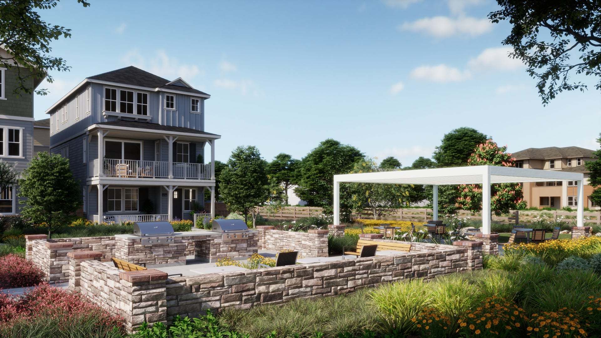 Arroyo Crossings by Trumark Homes in Livermore, CA I Community Park Rendering