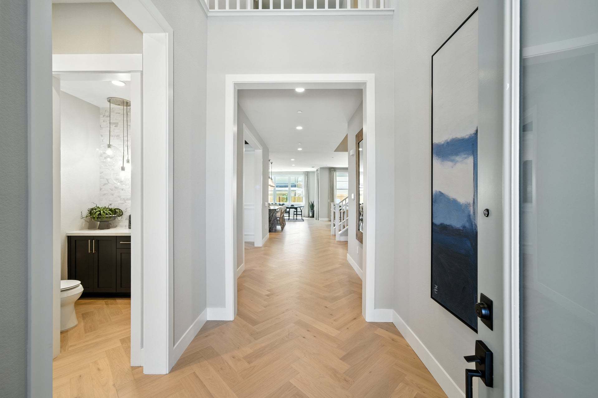 Azure at Francis Ranch by Trumark Homes in Dublin I Residence 3 Model I Entryway