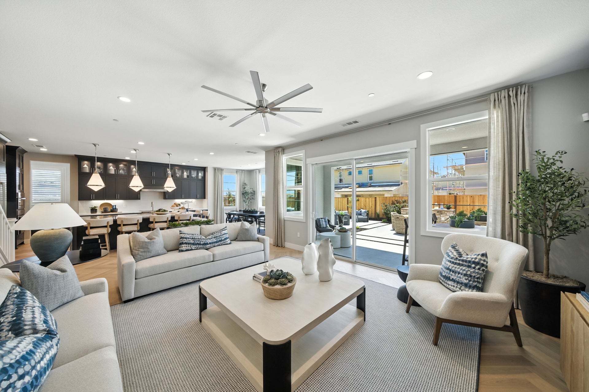 Azure at Francis Ranch by Trumark Homes in Dublin I Residence 3 Model I Living Room