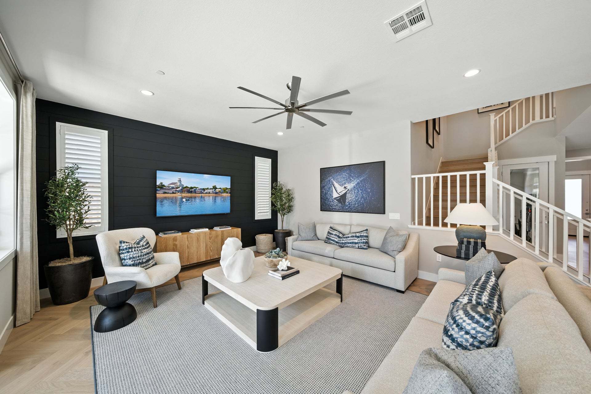 Azure at Francis Ranch by Trumark Homes in Dublin I Residence 3 Model I Living Room