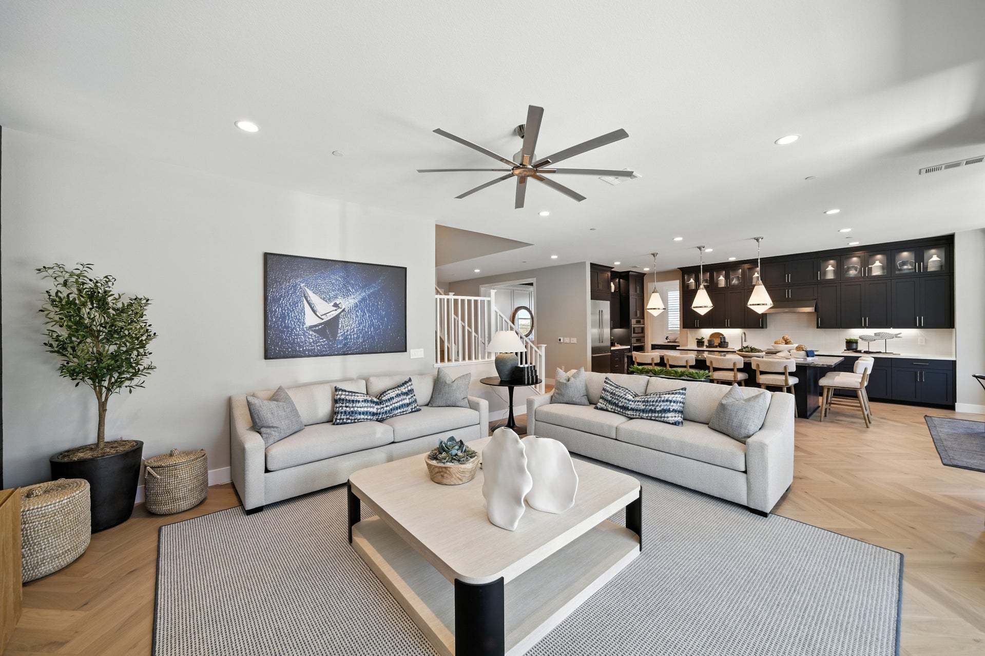 Azure at Francis Ranch by Trumark Homes in Dublin I Residence 3 Model I Living Room