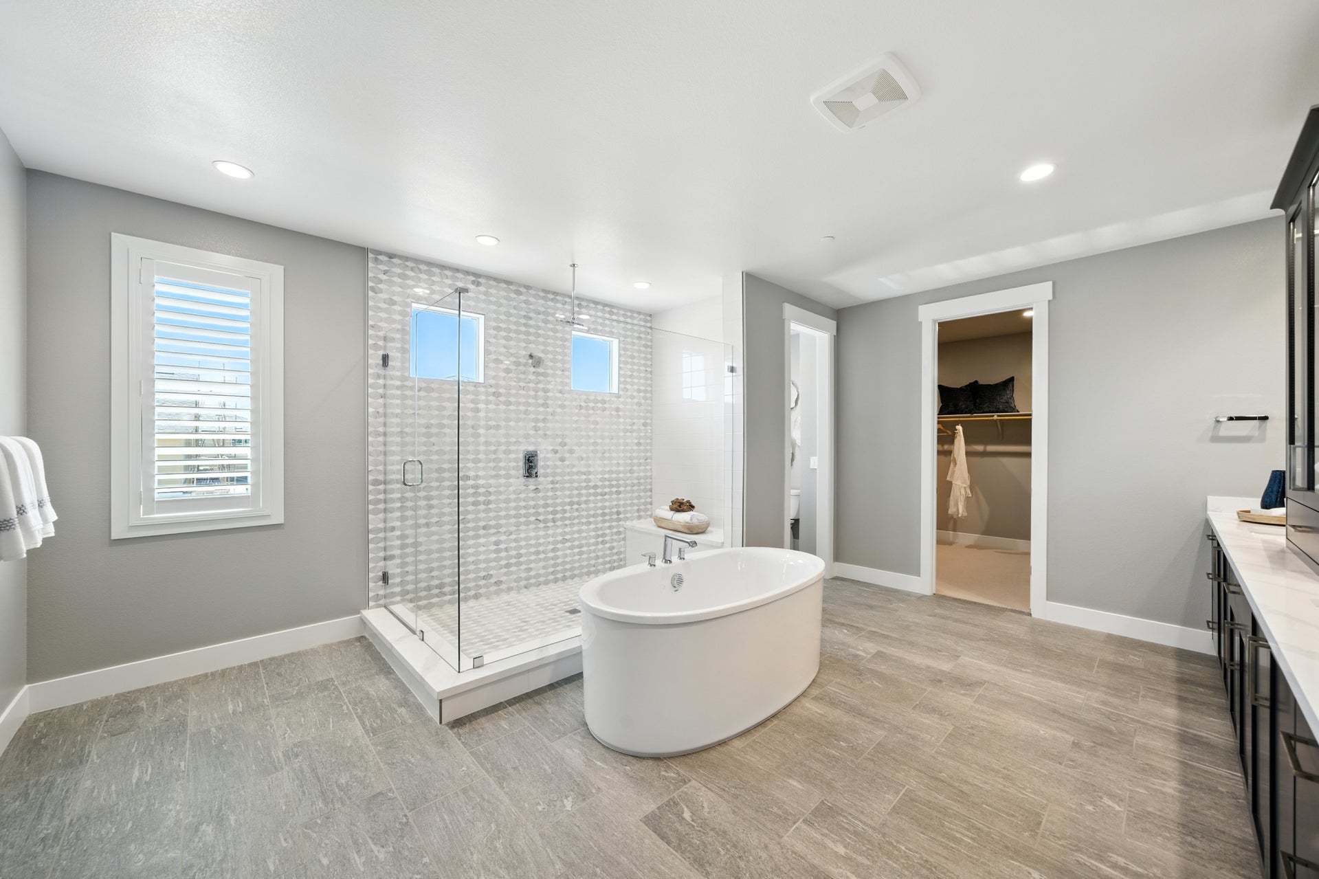 Azure at Francis Ranch by Trumark Homes in Dublin I Residence 3 Model I Primary Bathroom