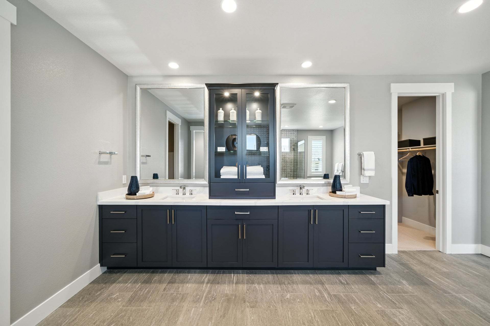 Azure at Francis Ranch by Trumark Homes in Dublin I Residence 3 Model I Primary Bathroom Vanity