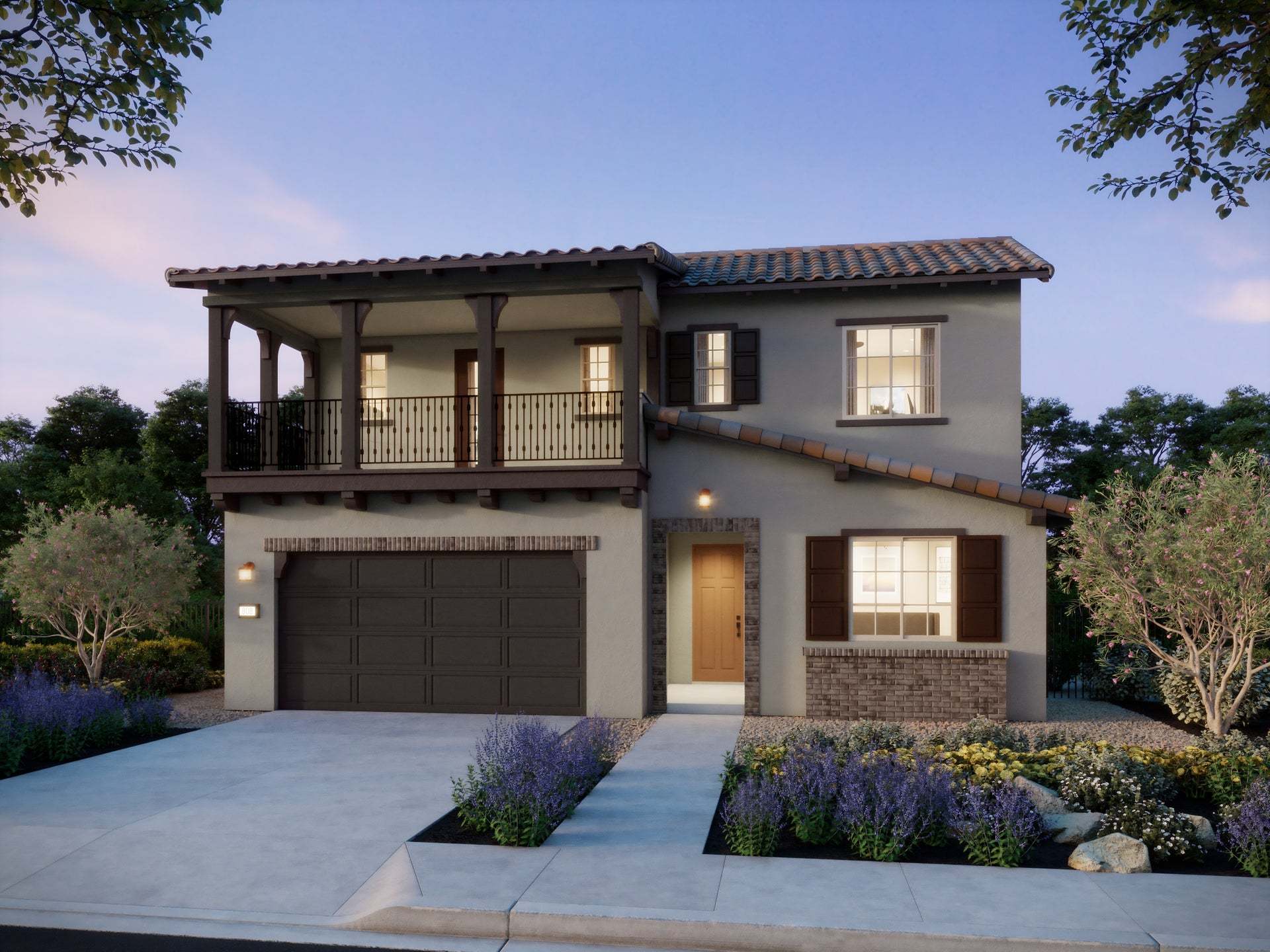 Serenity Grove By Trumark Homes |Plan 1 Model Renderings| Chino Hills, CA