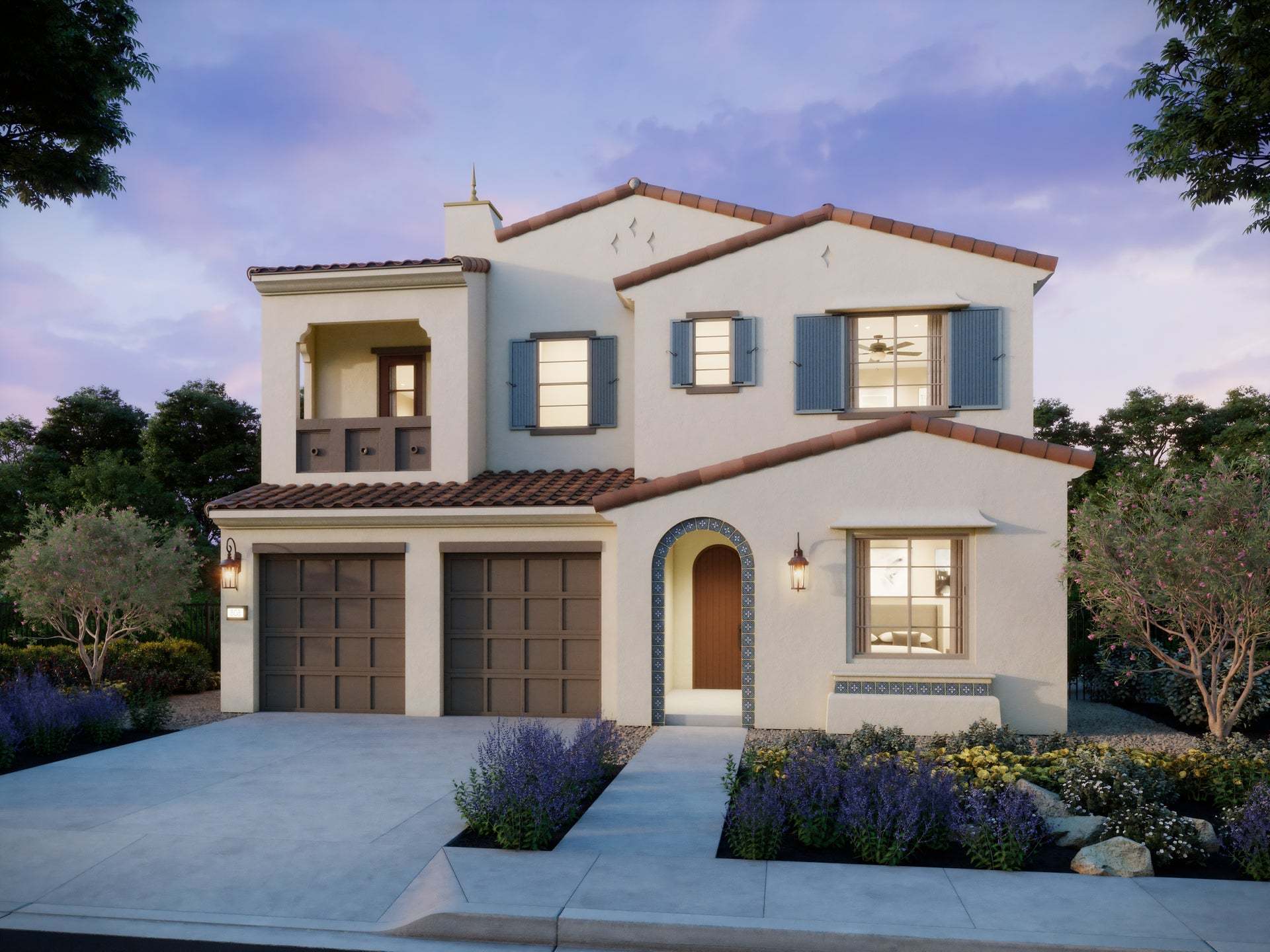 Serenity Grove By Trumark Homes |Plan 2 Model Renderings| Chino Hills, CA