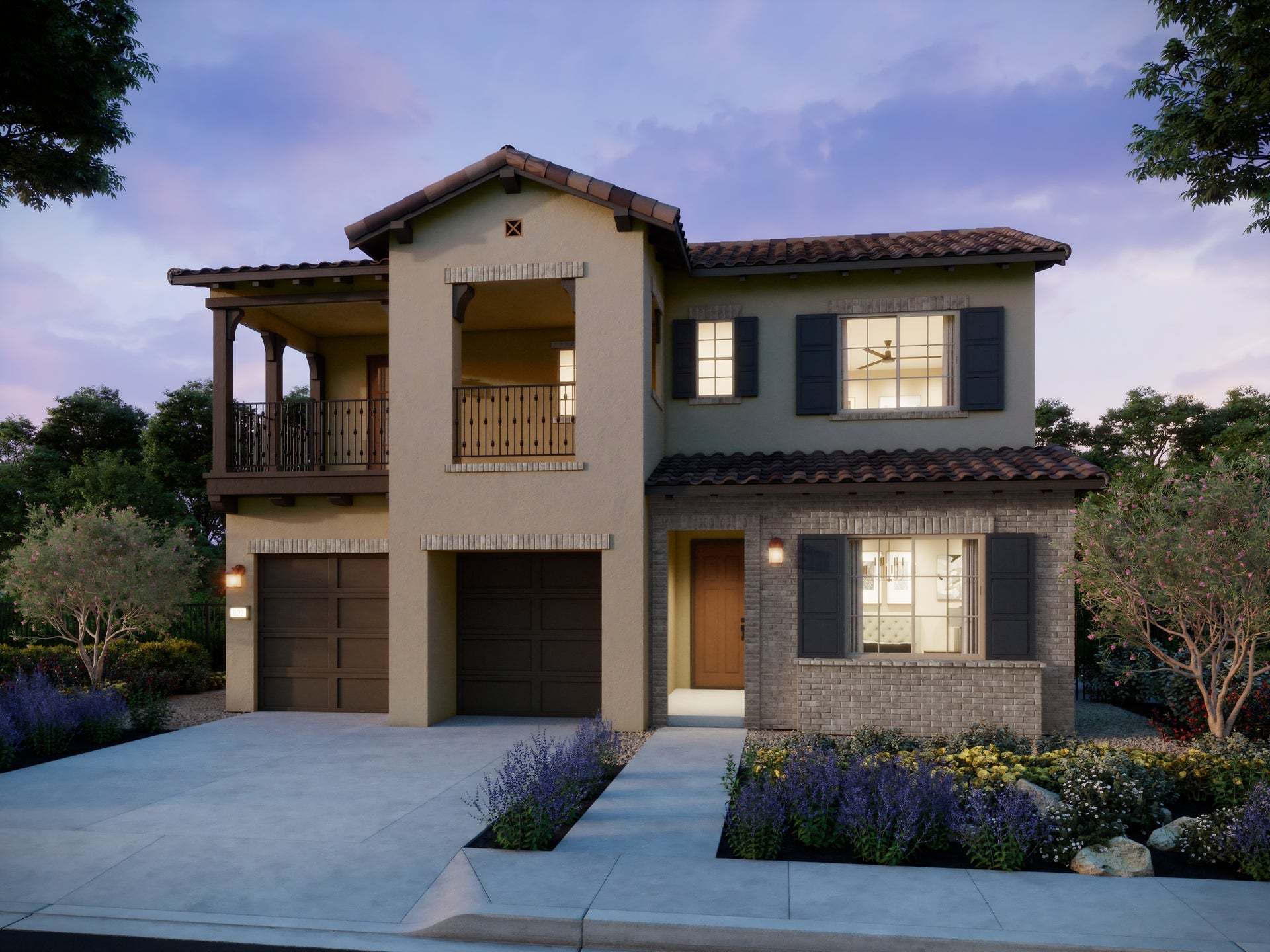Serenity Grove By Trumark Homes |Plan 2 Model Renderings| Chino Hills, CA