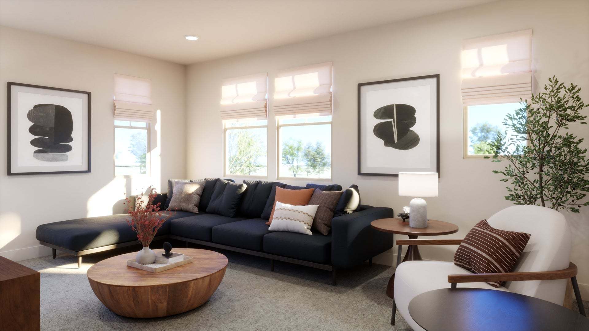 Serenity Grove By Trumark Homes |Plan 1 Model Rendering| Chino Hills, CA
