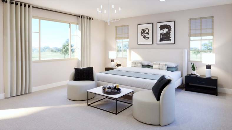 Serenity Grove By Trumark Homes |Plan 2 Model Rendering| Chino Hills, CA