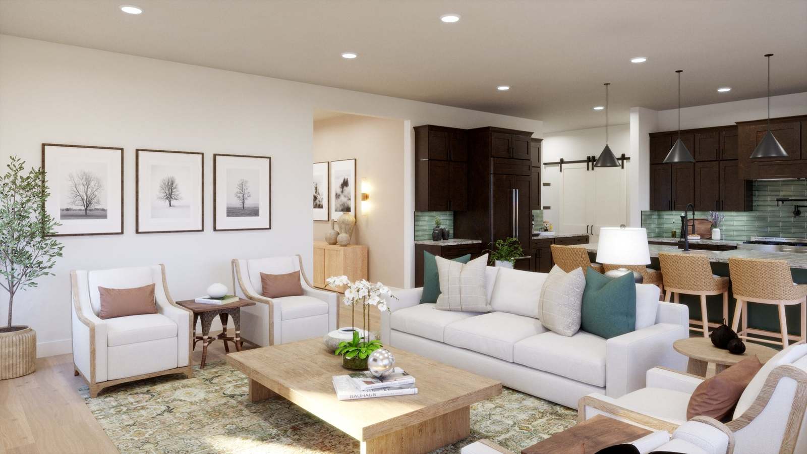 Serenity Grove By Trumark Homes |Plan 3 Model Rendering| Chino Hills, CA