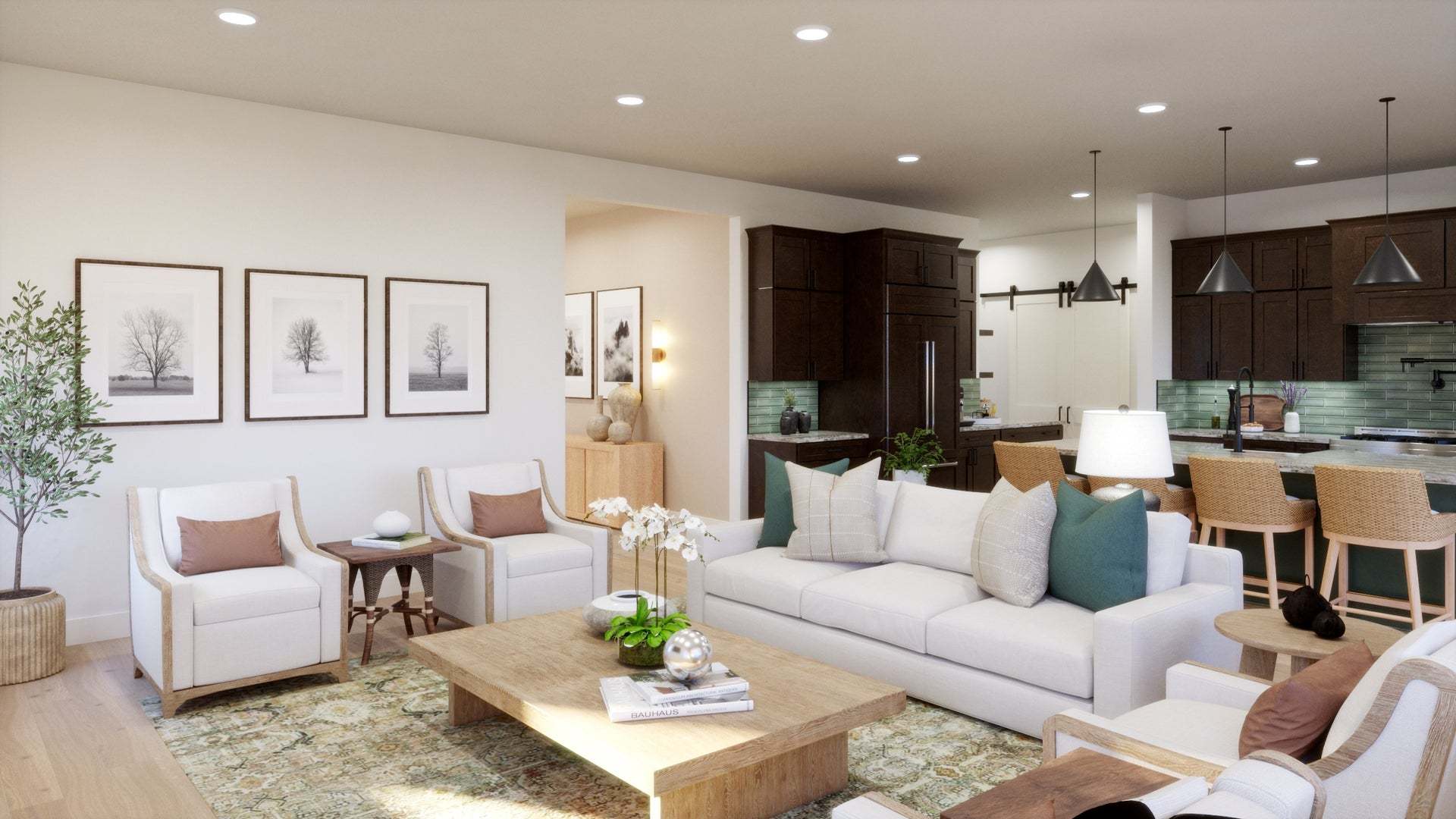 Serenity Grove By Trumark Homes |Plan 3 Model Rendering| Chino Hills, CA