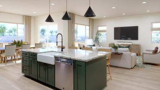 Serenity Grove By Trumark Homes |Plan 3 Model Rendering| Chino Hills, CA