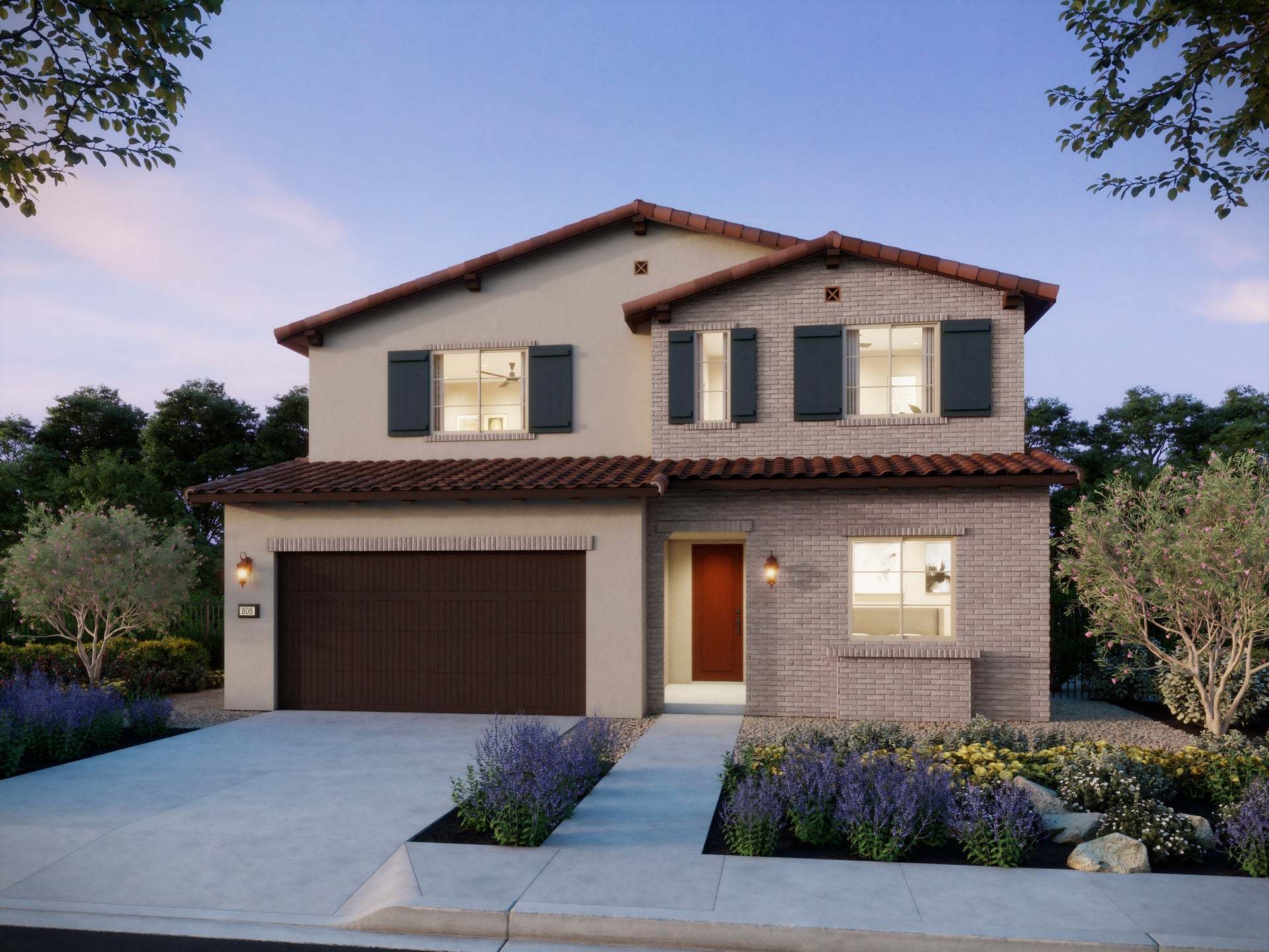 Serenity Grove By Trumark Homes |Plan 1 Model Renderings| Chino Hills, CA