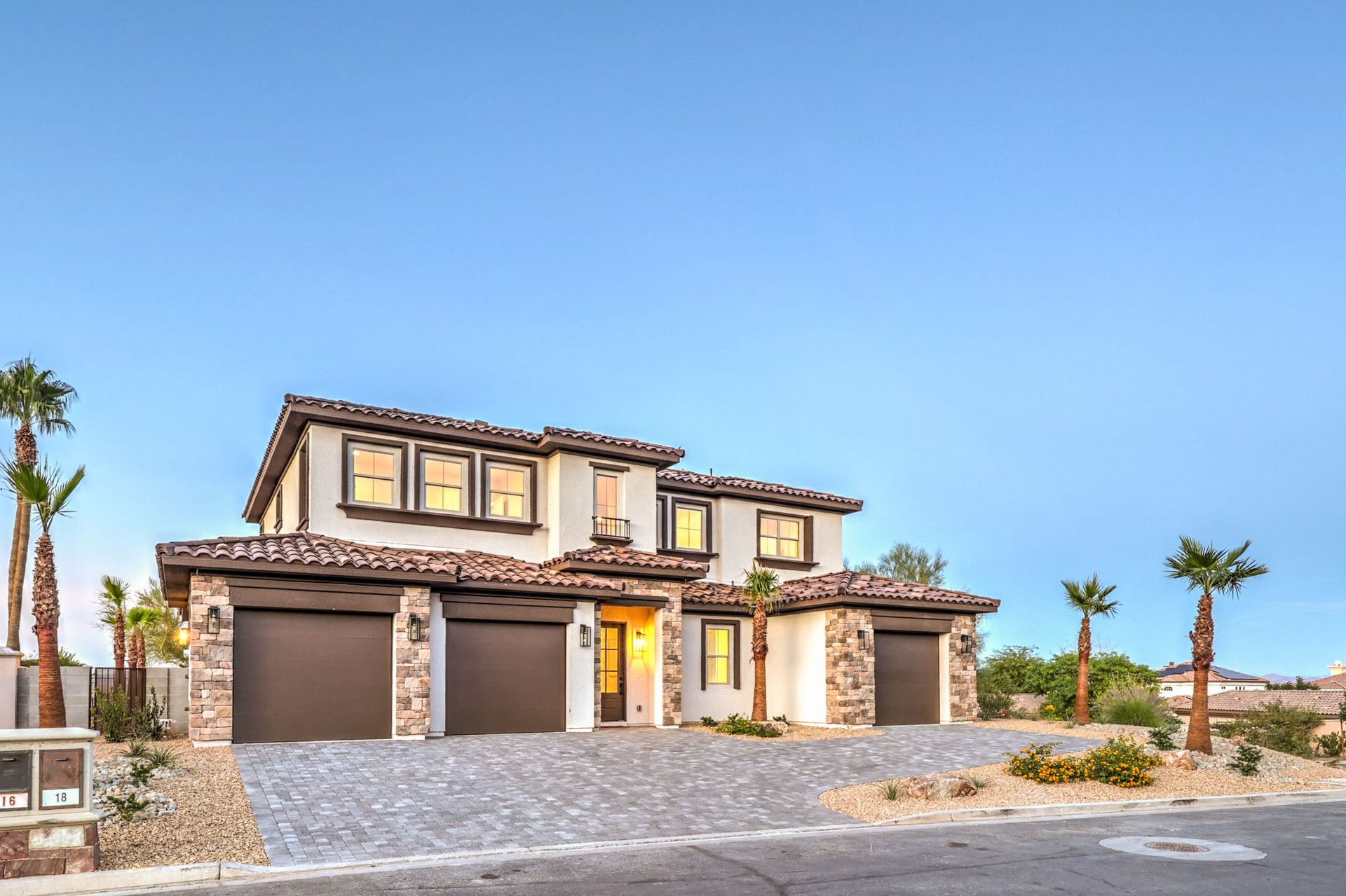 BRIELLE - Italianate Elevation - The SouthShore Collection by Trust Home Builders: Henderson, Nevada - Trust Home Builders