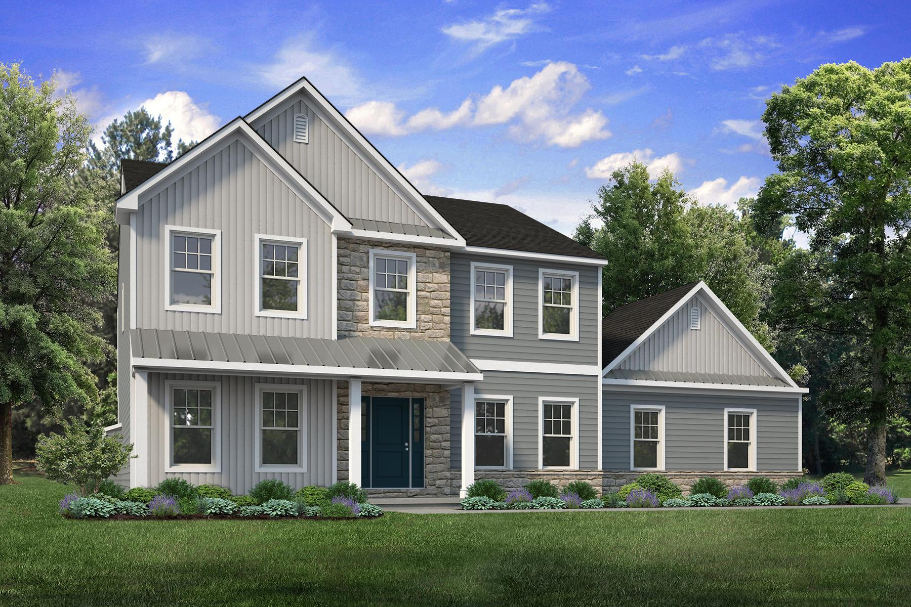 Craftsman Elevation - Side Entry Garage