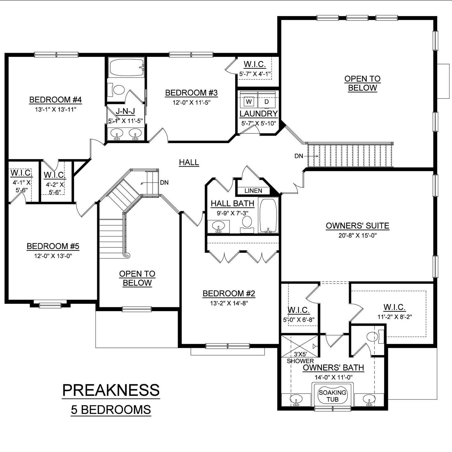 Preakness Optional 5 Bedroom Option