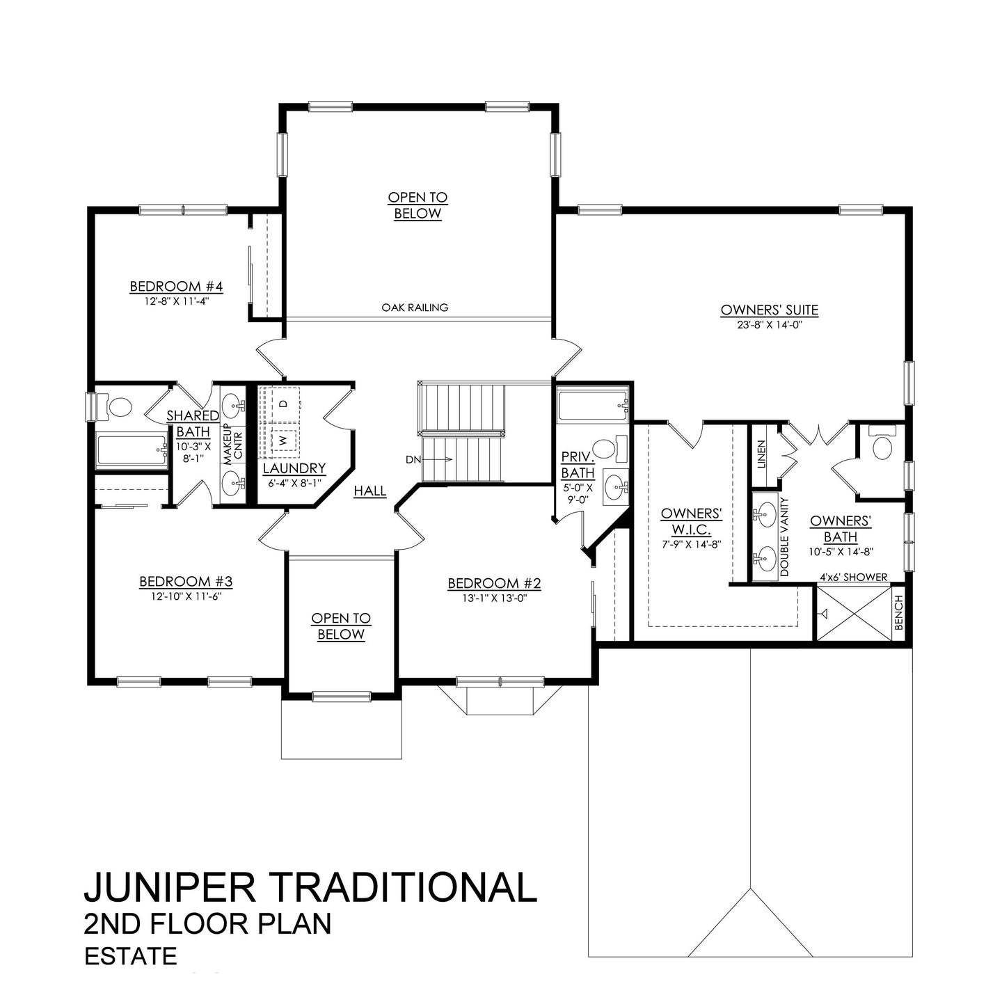 Juniper Traditional Estate Series- 2nd Floor