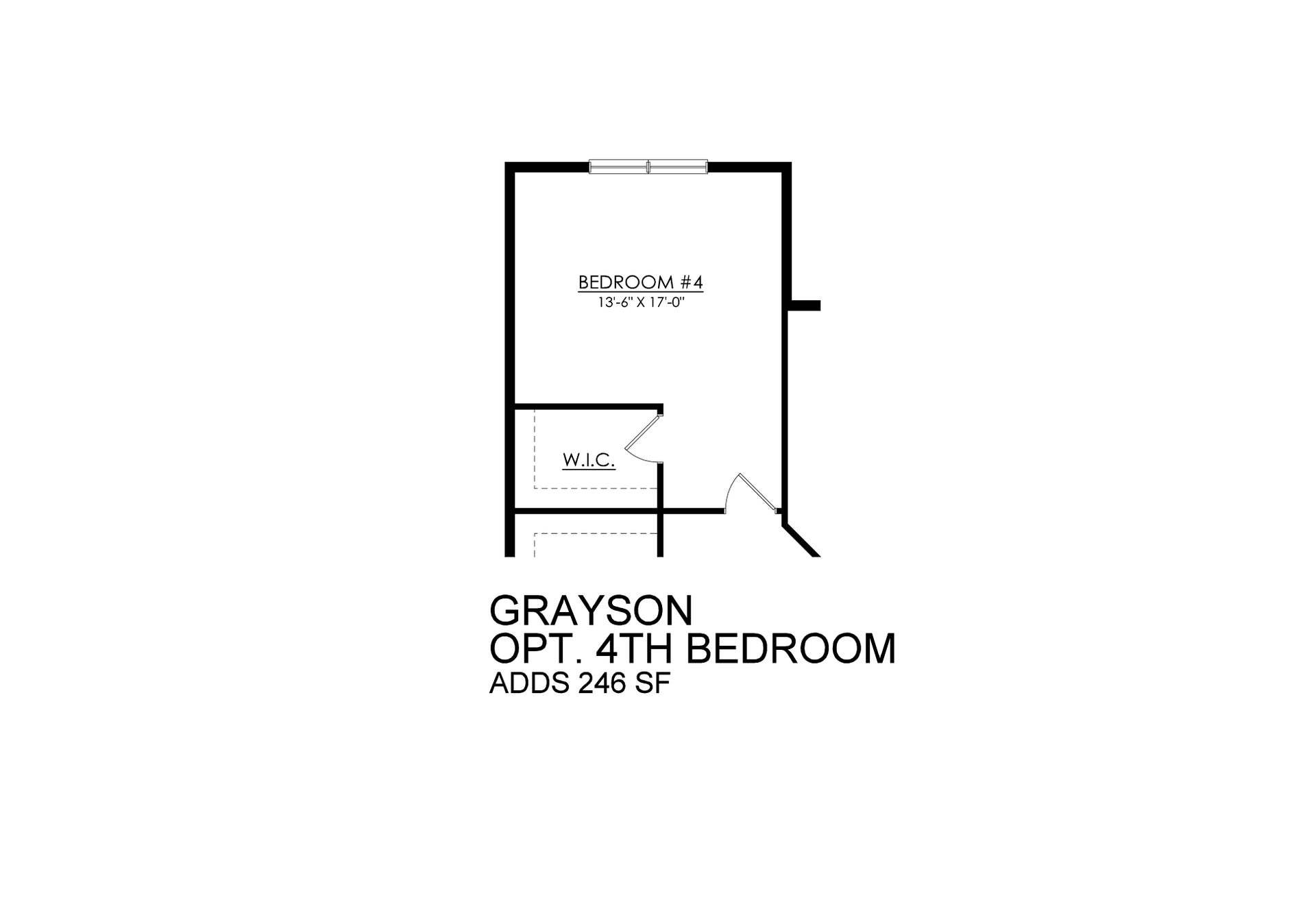Grayson Base - Optional 4th Bedroom
