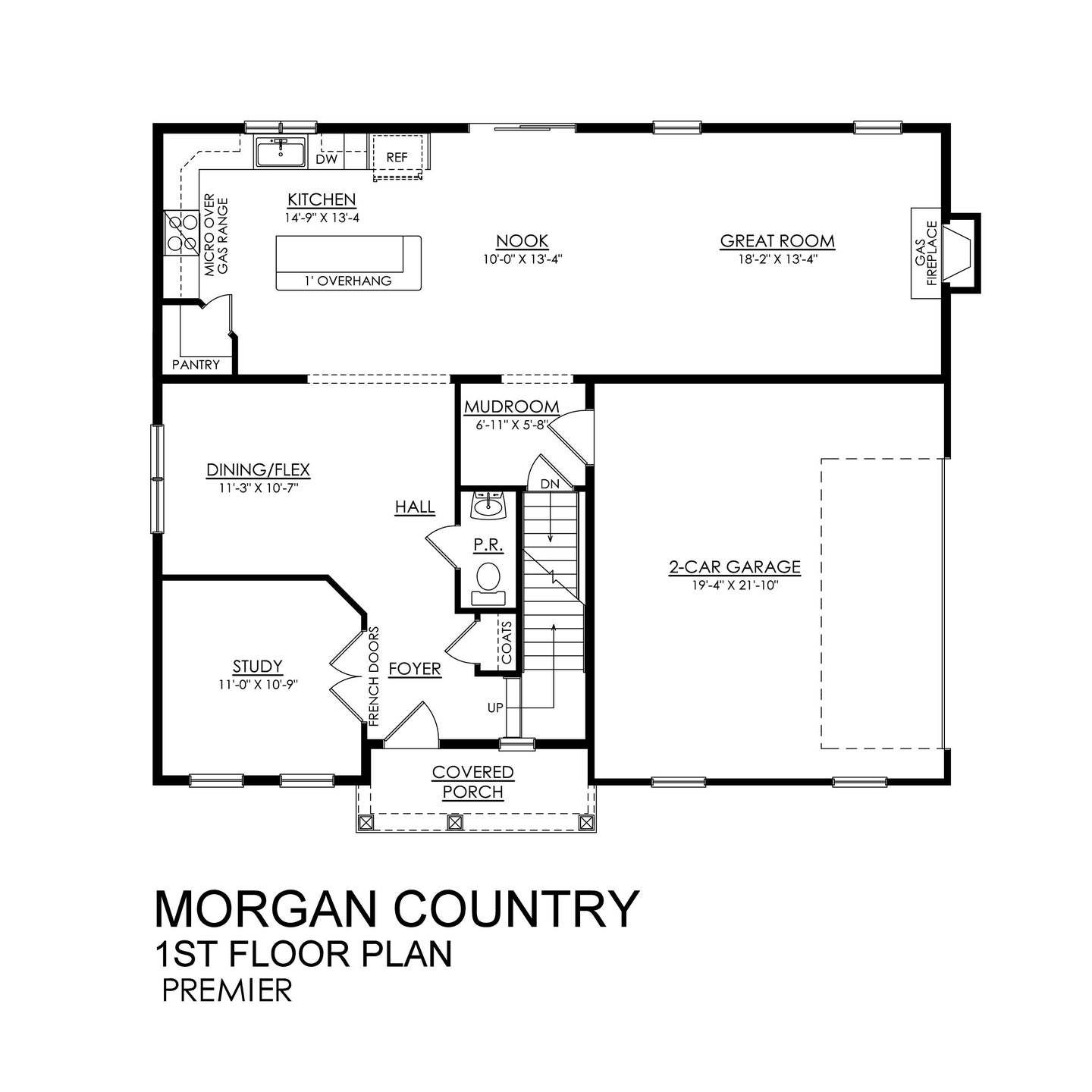 Morgan Country Premier Series - 1st Floor Plan