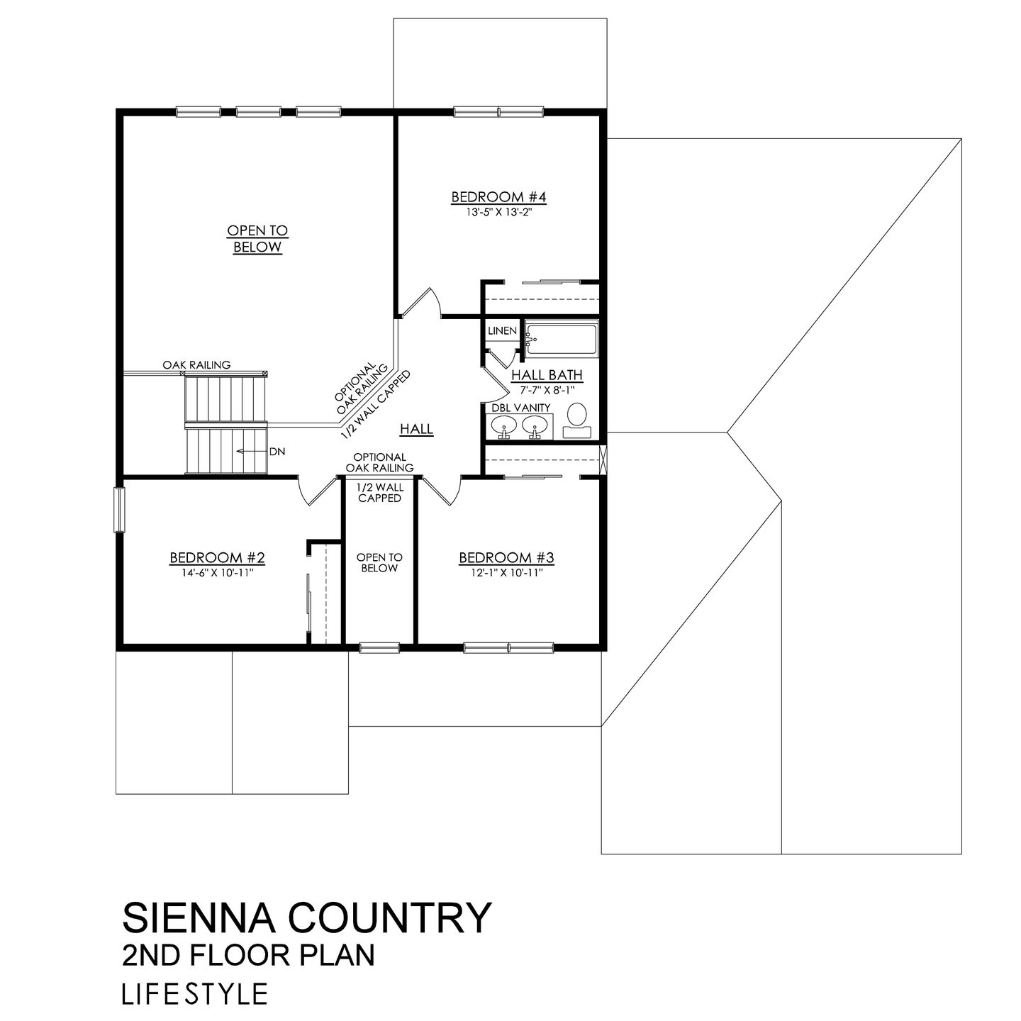 Sienna Country Lifestyle Series- 2nd Floor Plan