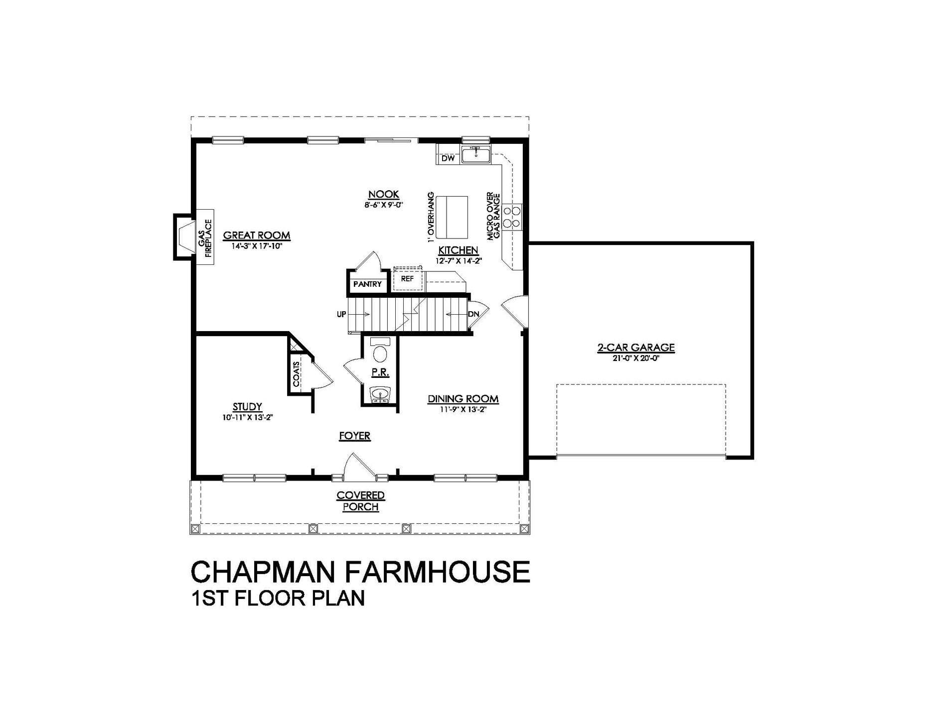 Chapman Farmhouse Base - 1st Floor