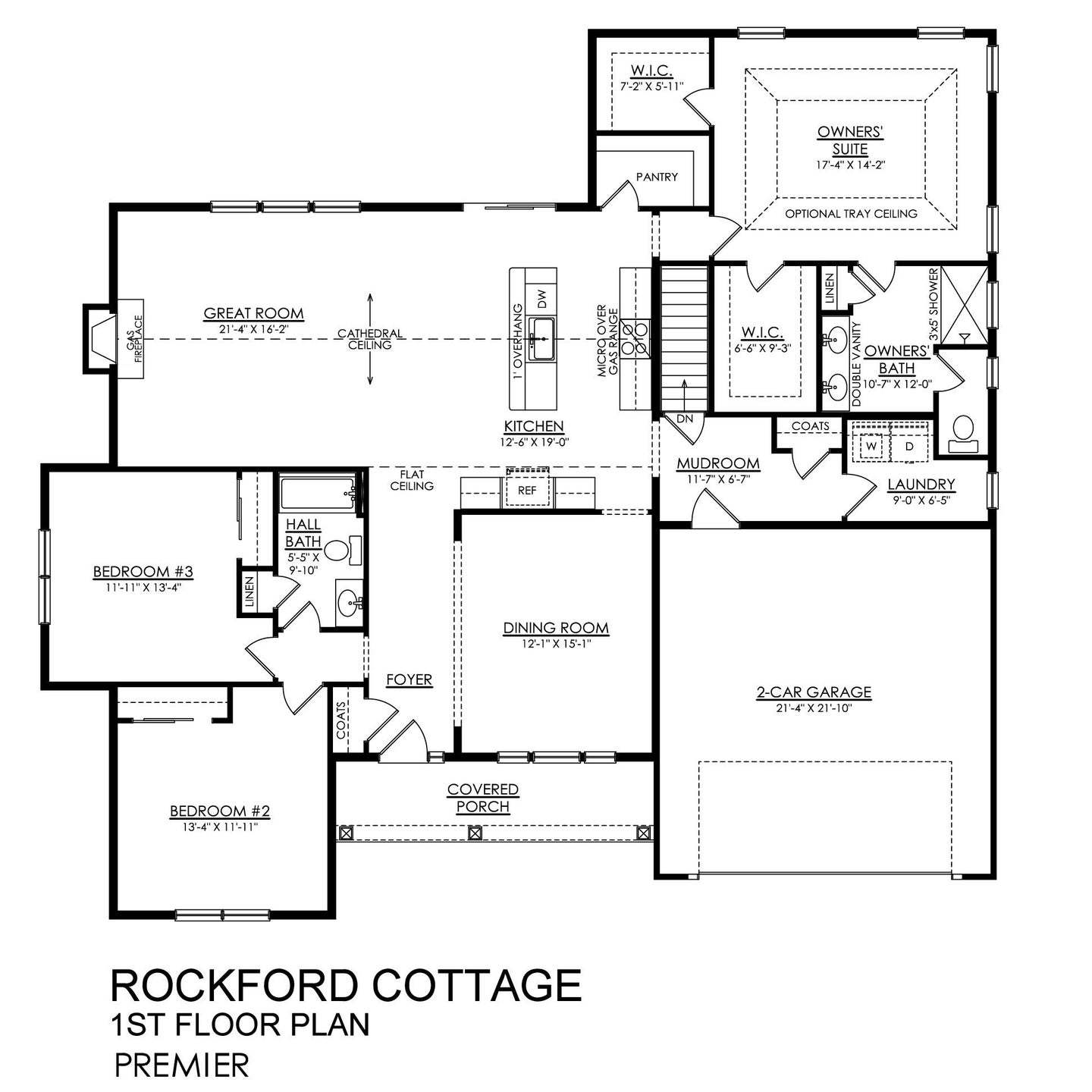 Rockford Cottage Premier Series - Front-Entry