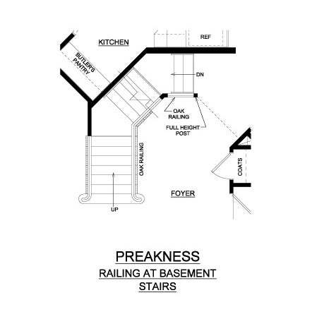 Preakness Optional Alternate Basement Entrance