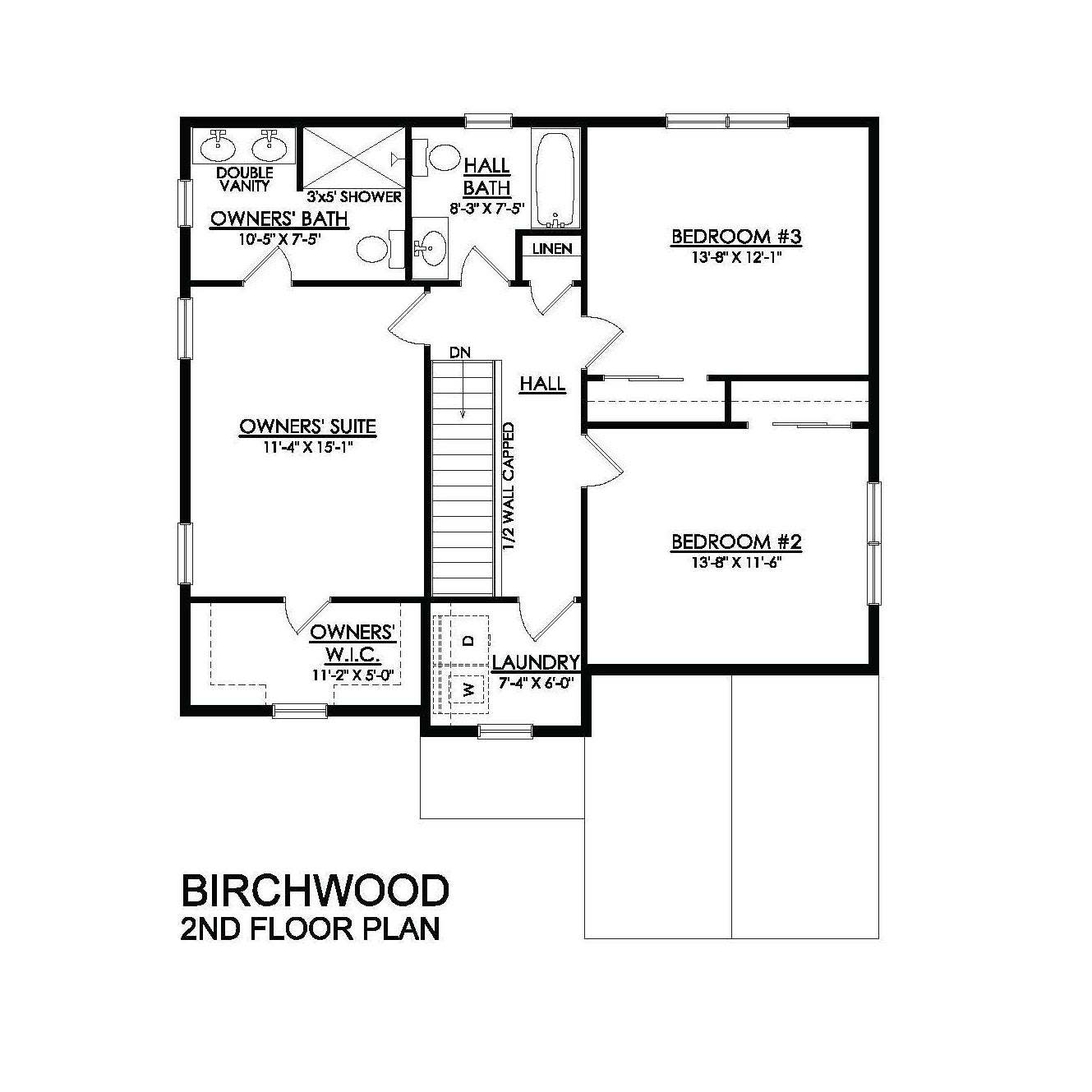 Birchwood - 2nd Floor Plan