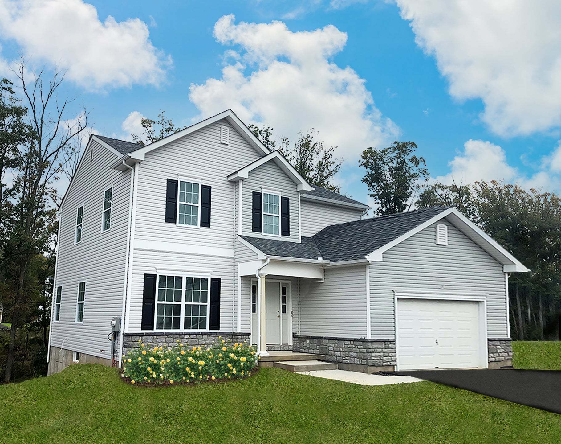Birchwood Exterior with Optional 2-Car Garage