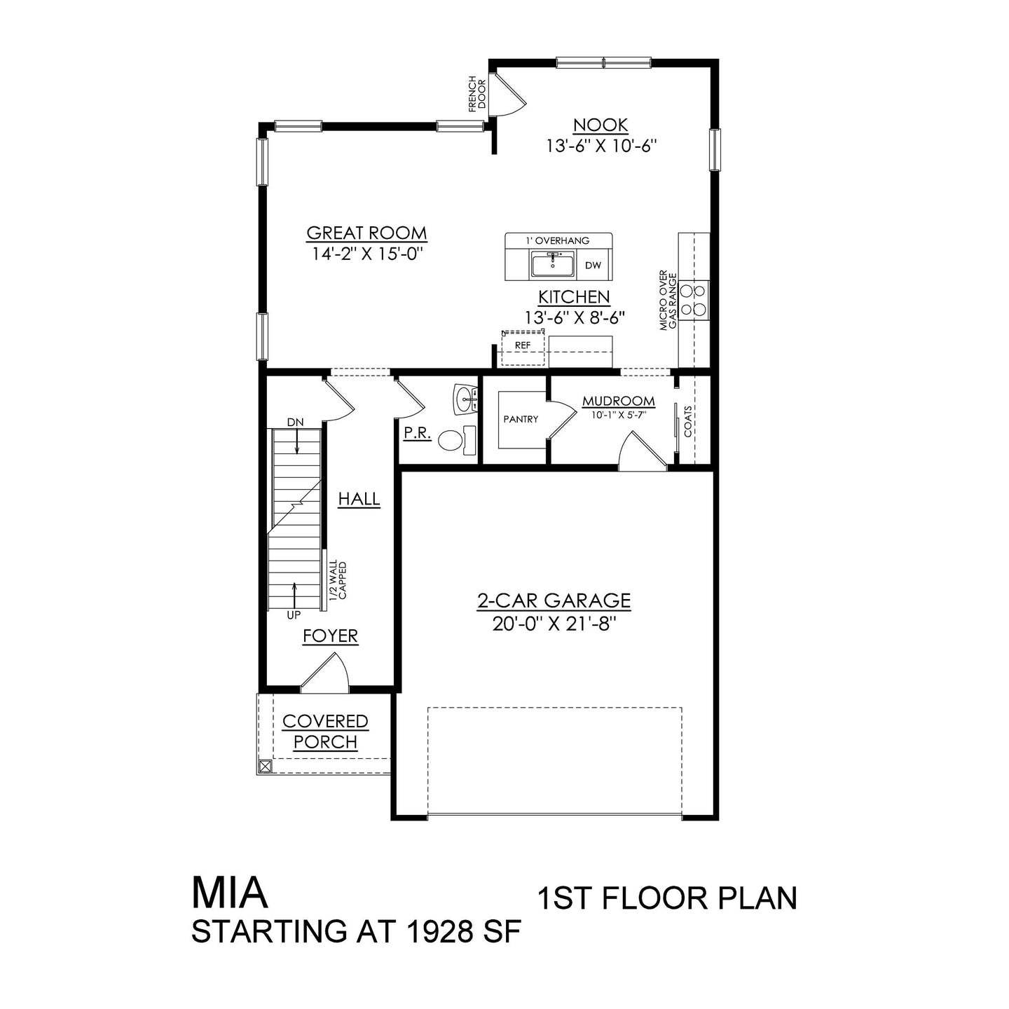 Mia - 1st Floor Plan