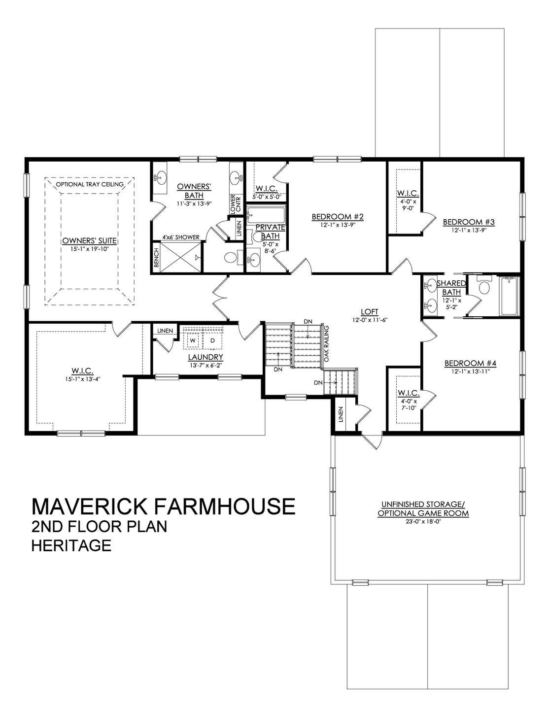 Maverick Farmhouse Heritage Series- 2nd Floor