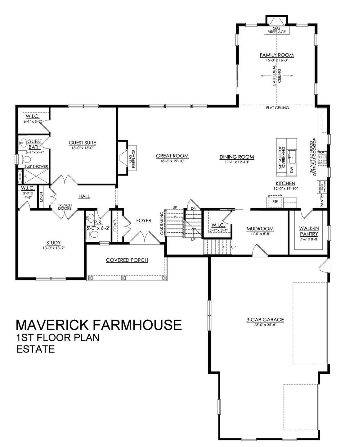 Maverick Farmhouse Estate Series- 1st Floor