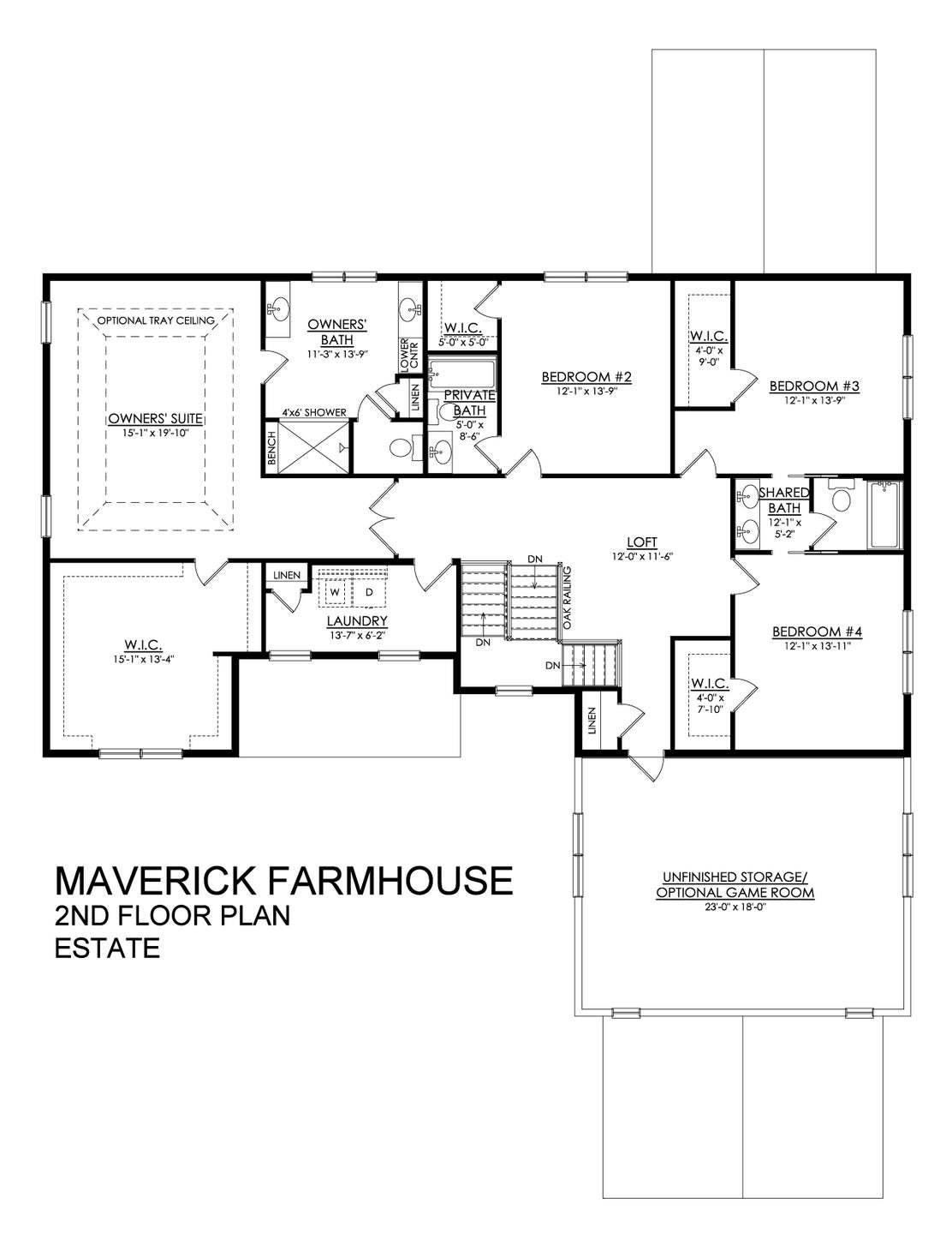 Maverick Farmhouse Estate Series- 2nd Floor