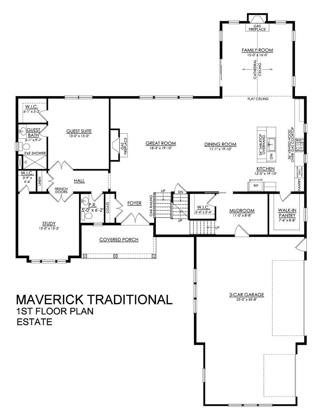 Maverick Traditional Estate Series- 1st Floor