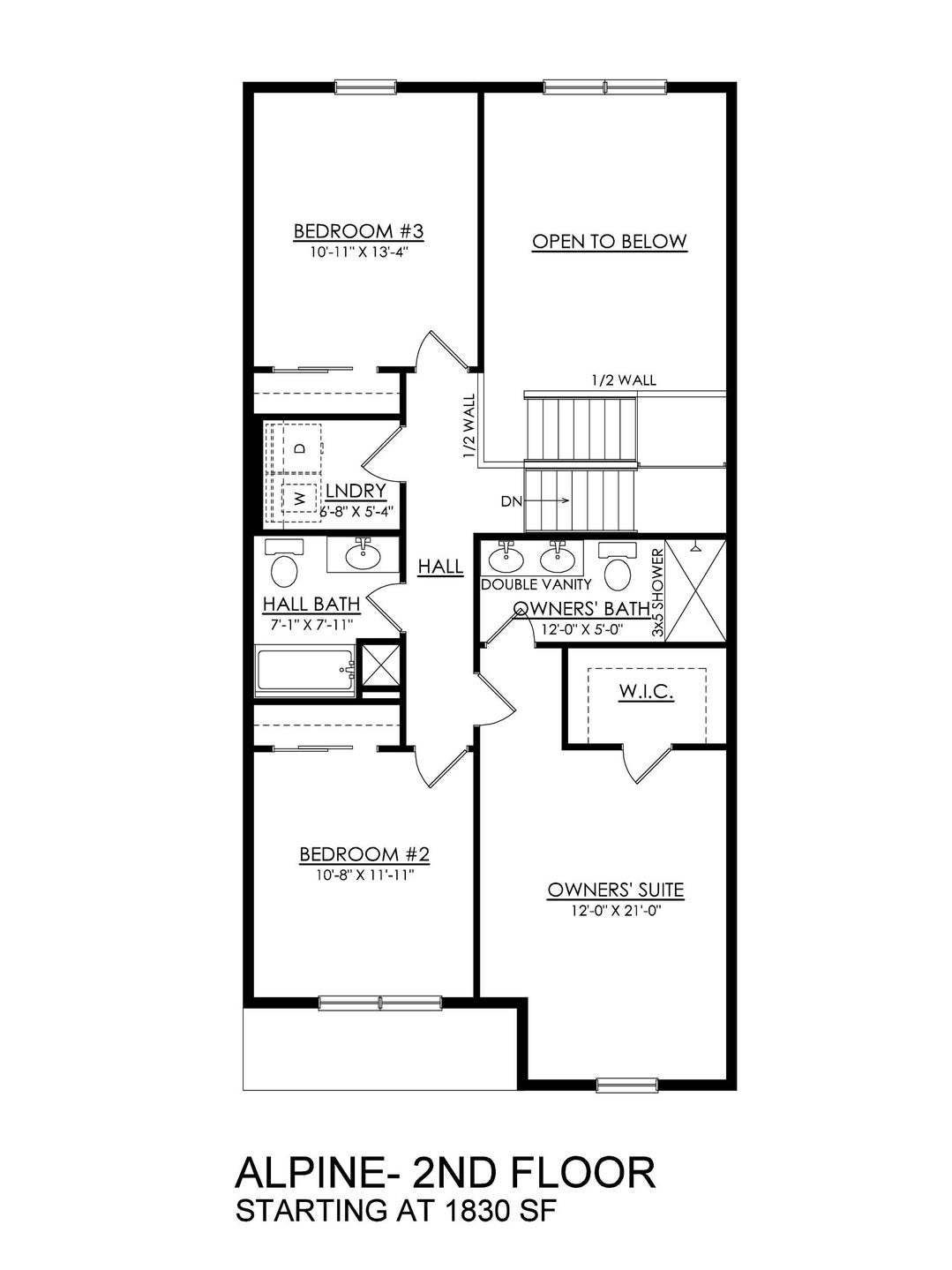 Alpine - 2nd Floor Plan