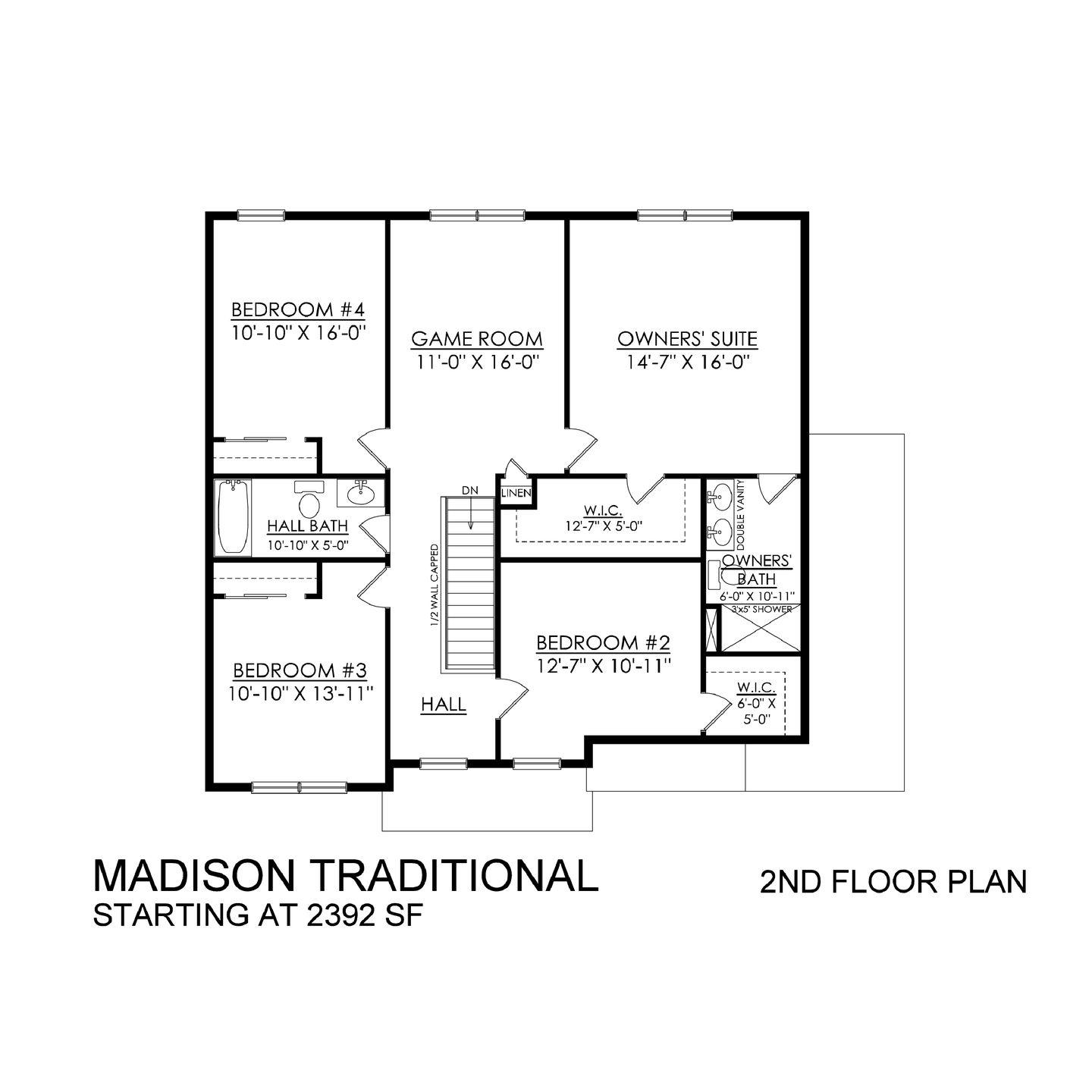Madison Traditional Base - 2nd Floor