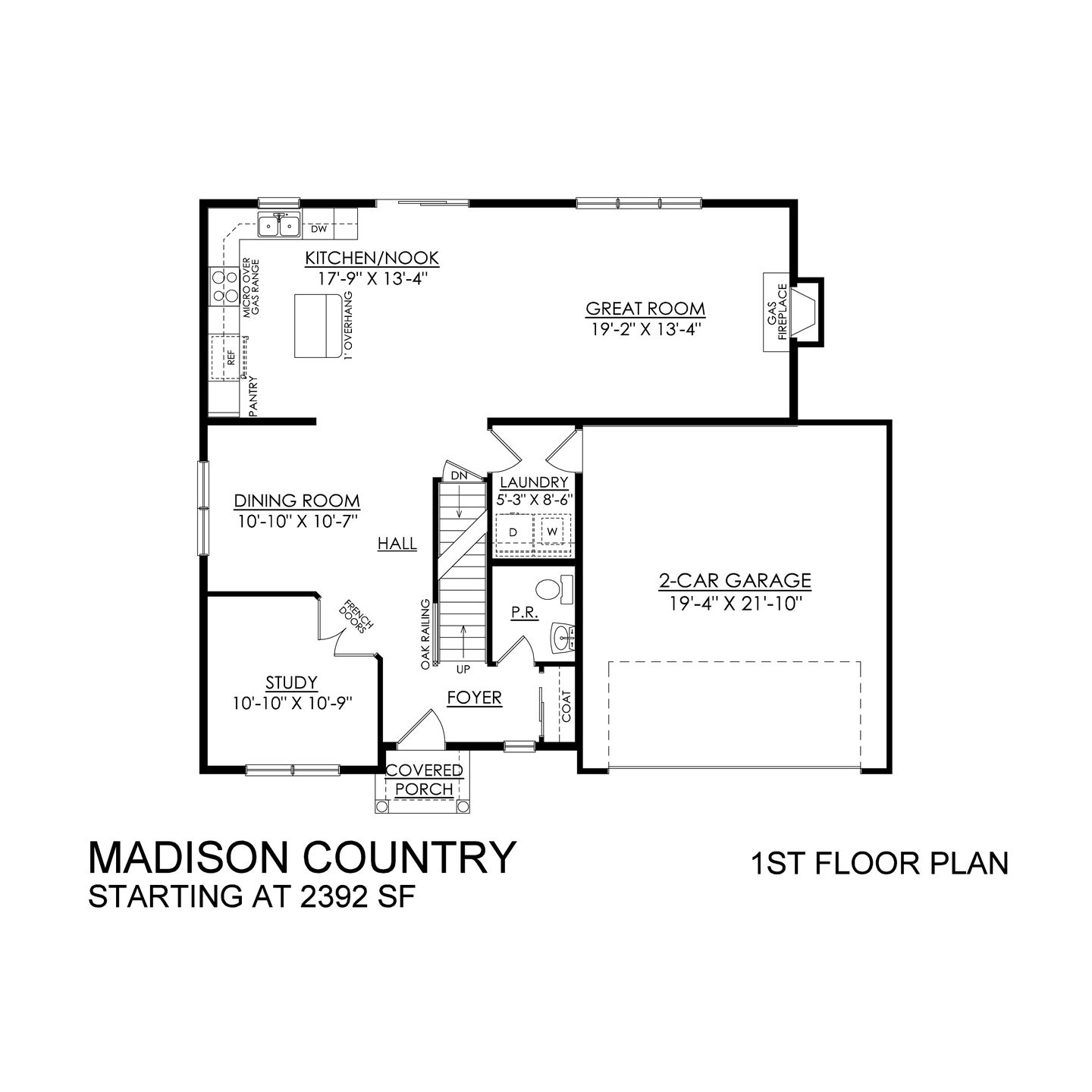 Madison Country Base - 1st Floor