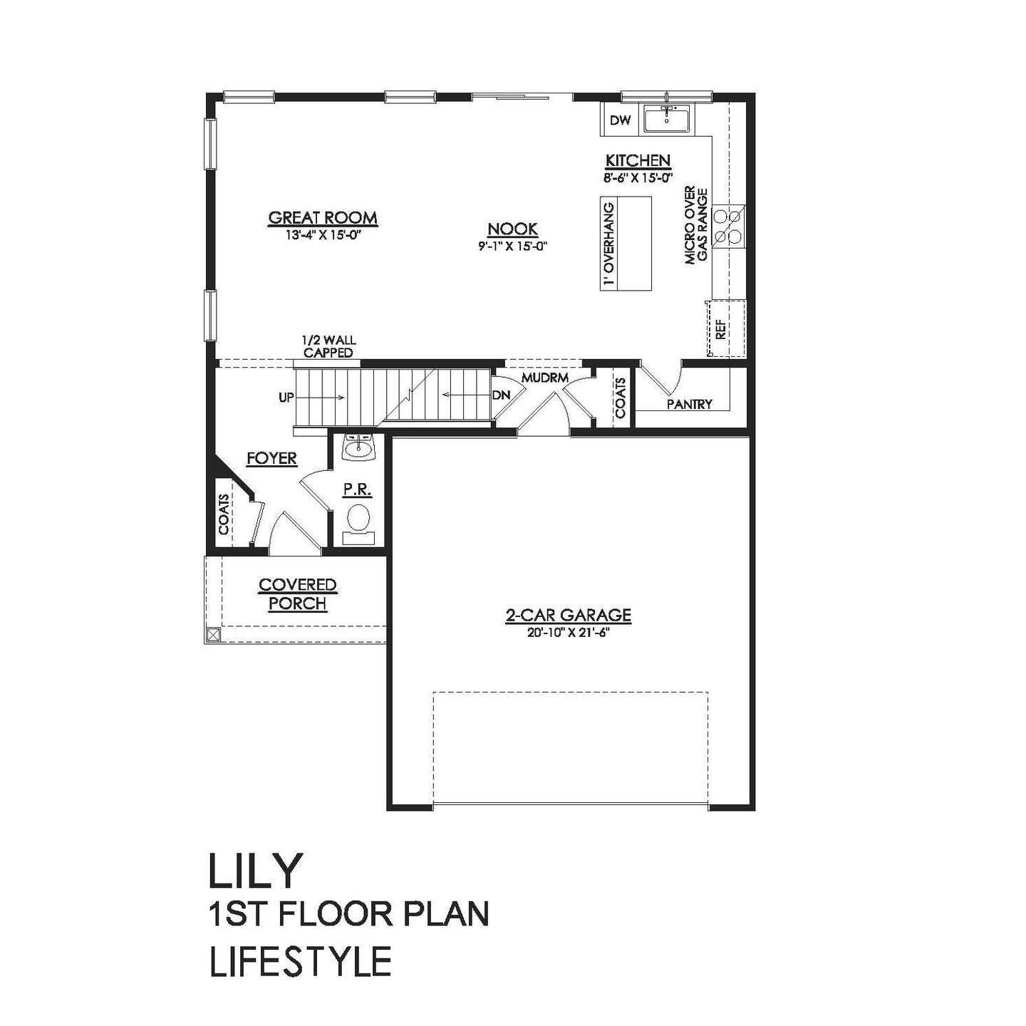 Lily Lifestyle Series - 1st Floor Plan