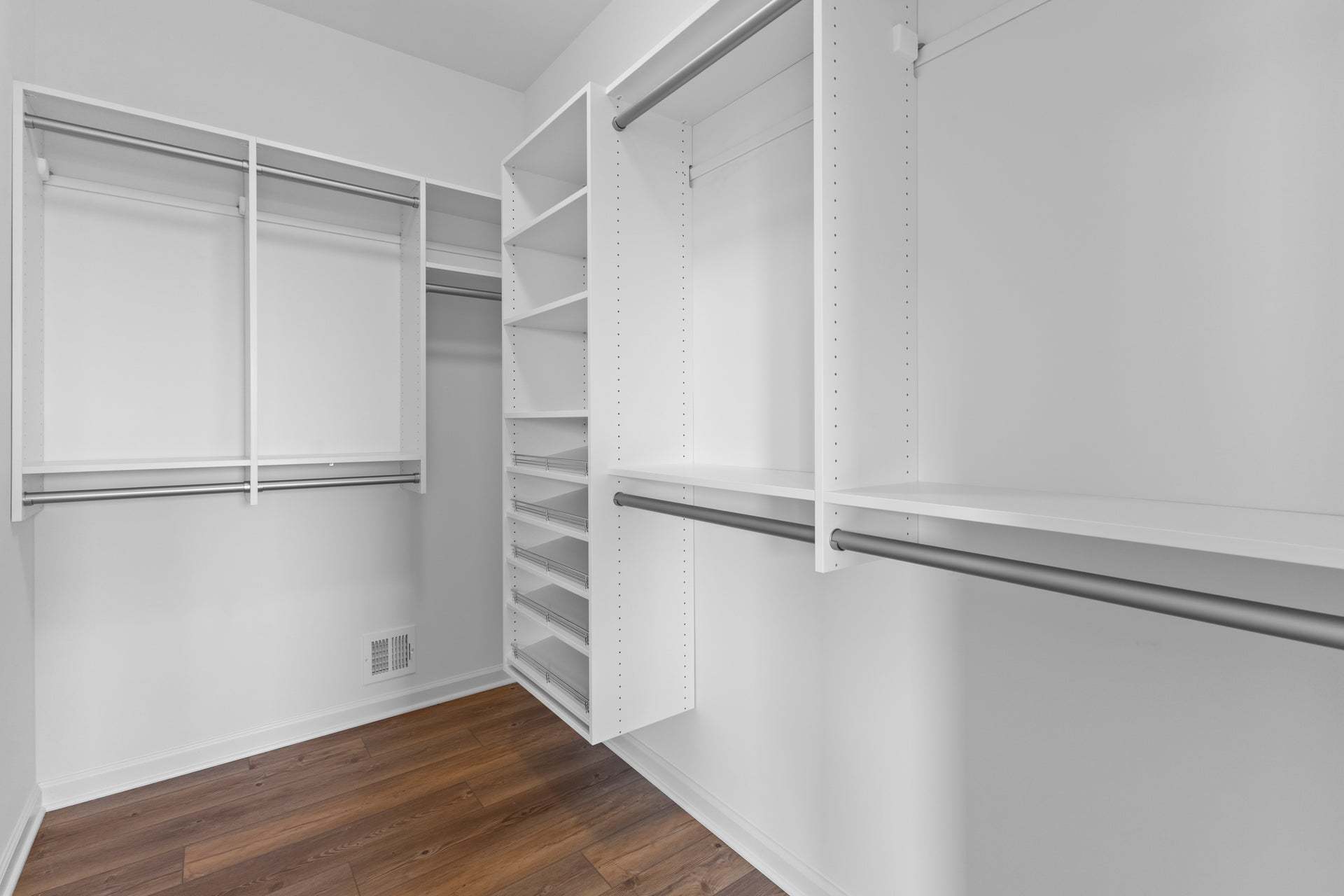 Rockford Owner's Walk-In Closet with Optional Shelving