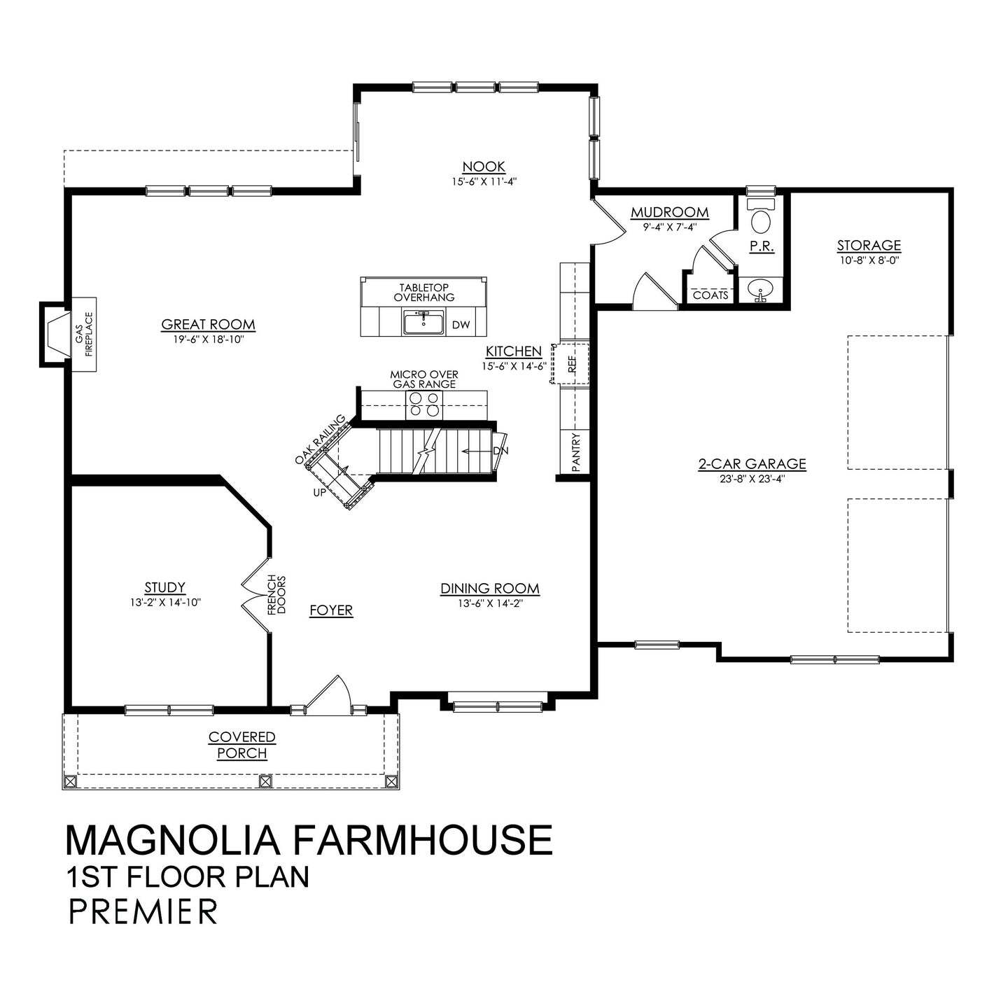 Magnolia Farmhouse Premier Series - 1st Floor Plan