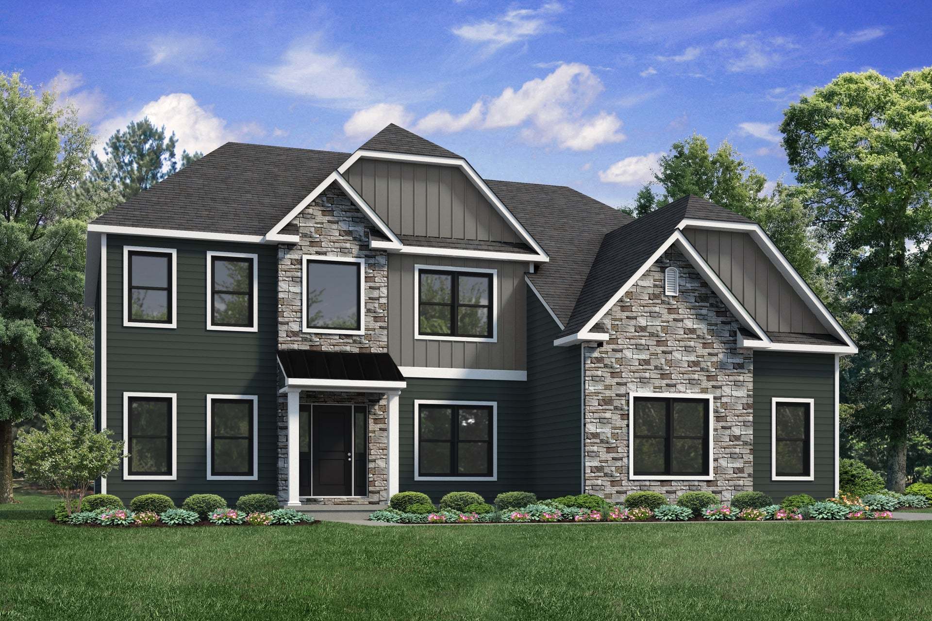 Churchill - Greenleaf Fields at Parkland: Schnecksville, Pennsylvania - Tuskes Homes