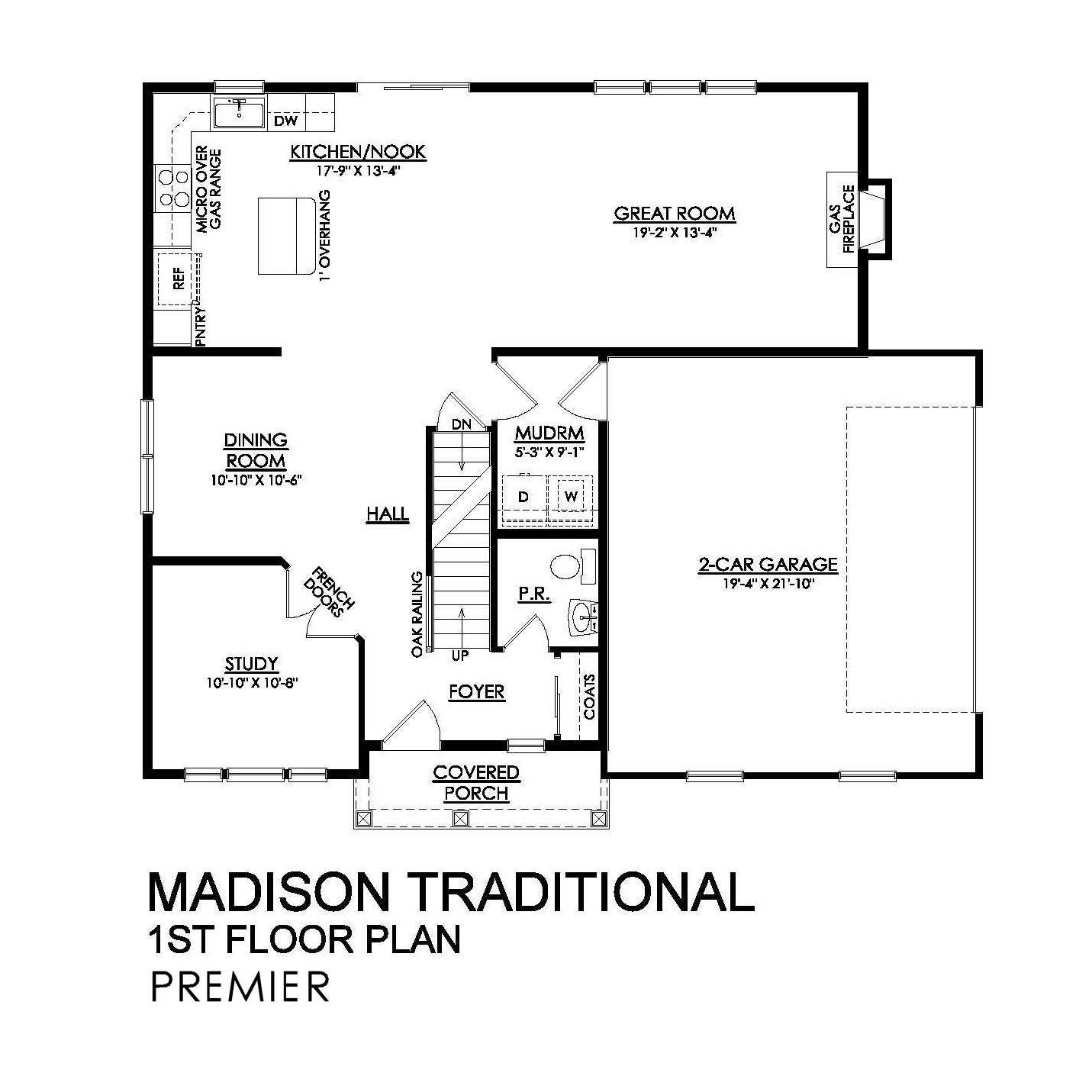 Madison Traditional Premier Series - 1st Floor