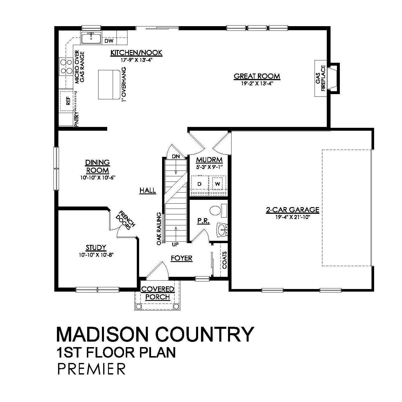 Madison Country Premier Series - 1st Floor