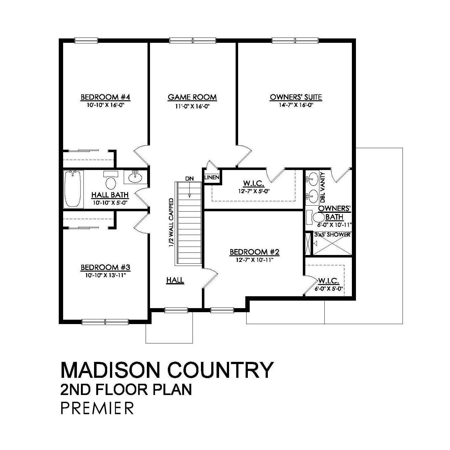 Madison Country Premier Series - 2nd Floor