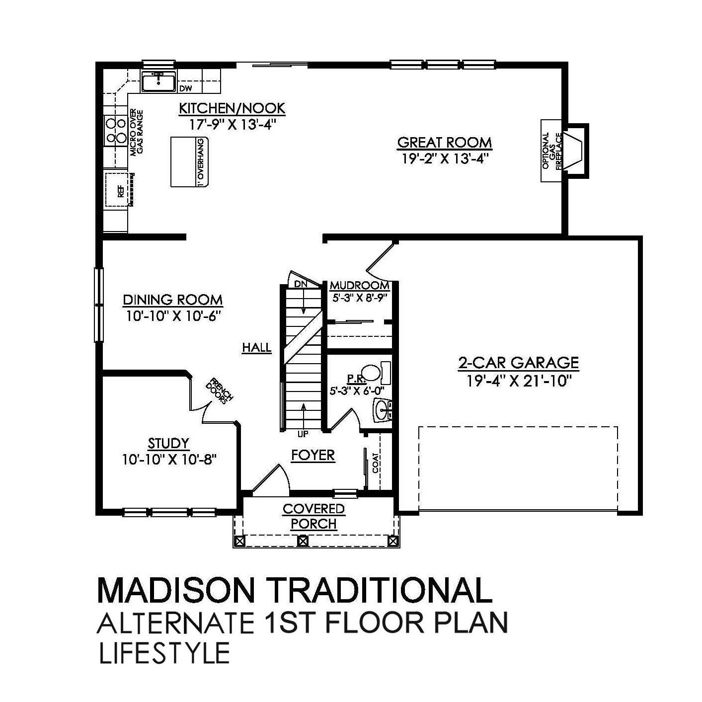 Madison Lifestyle Series - Alternate 1st Floor