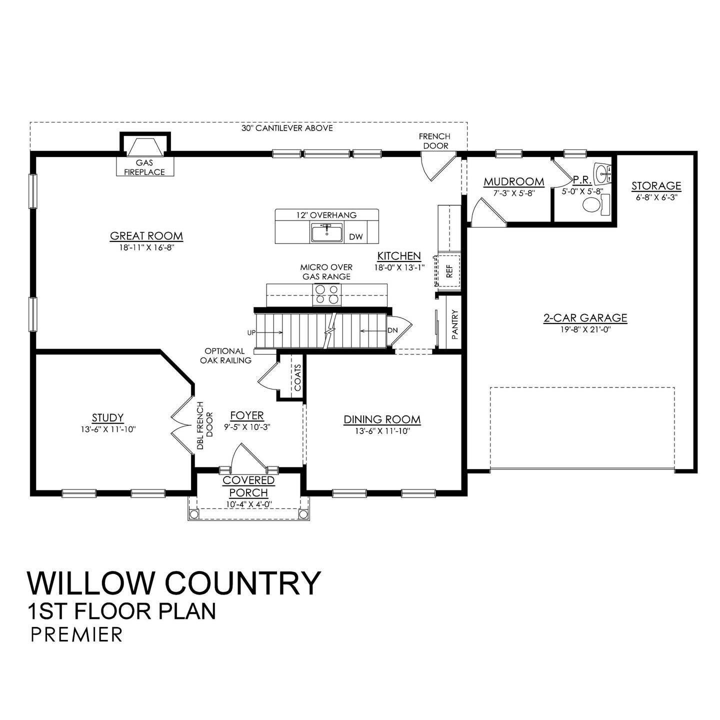 Willow Country Premier Series - 1st Floor