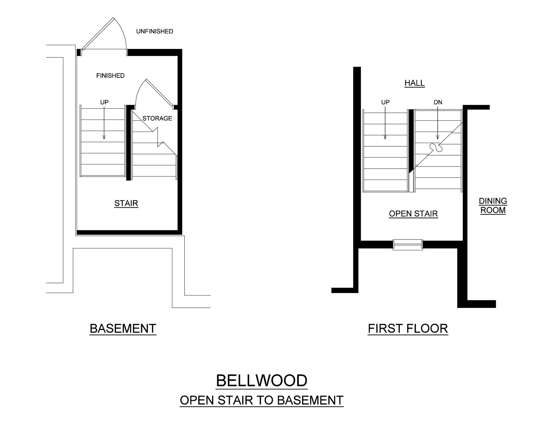 Optional Open Stairs