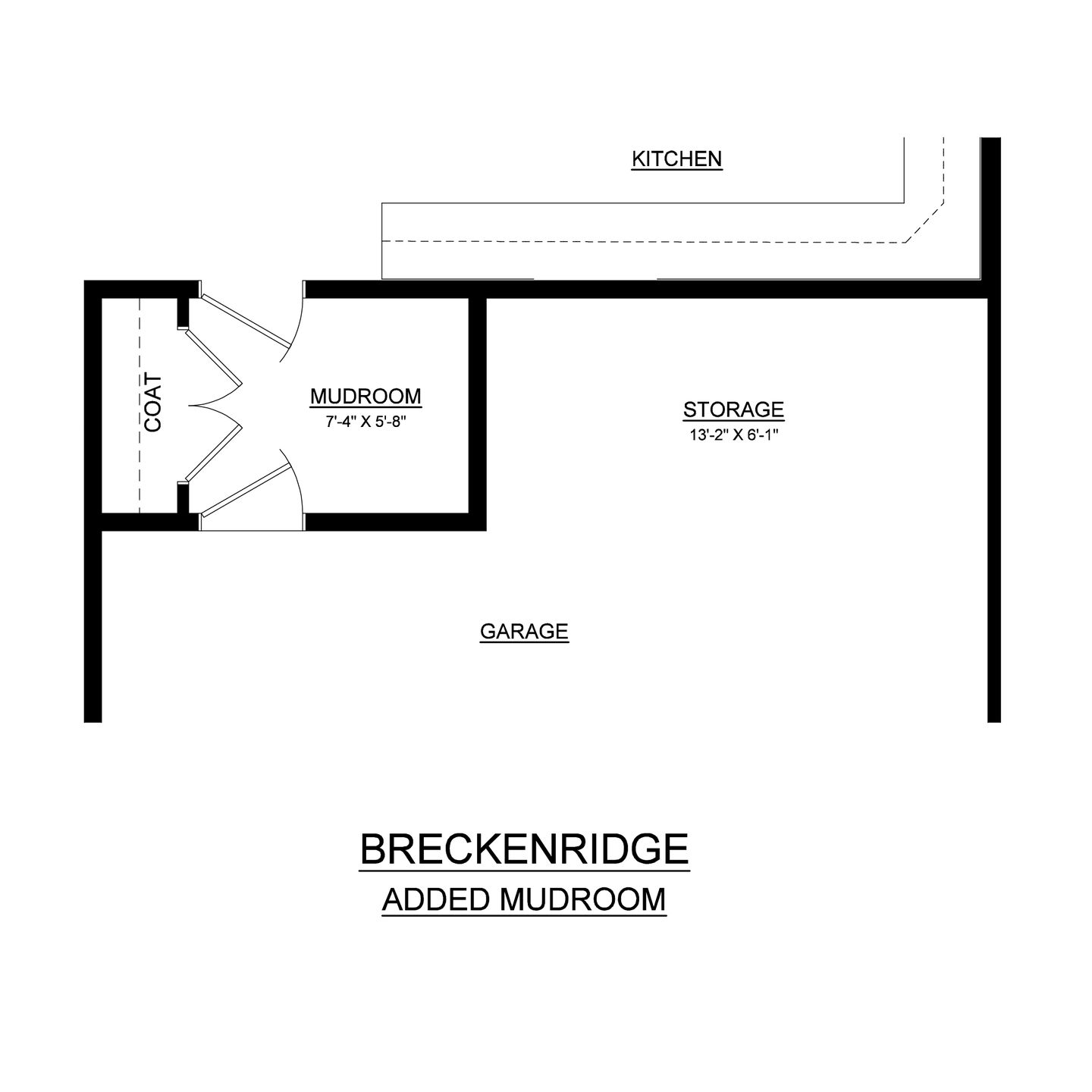 Optional Added Mudroom