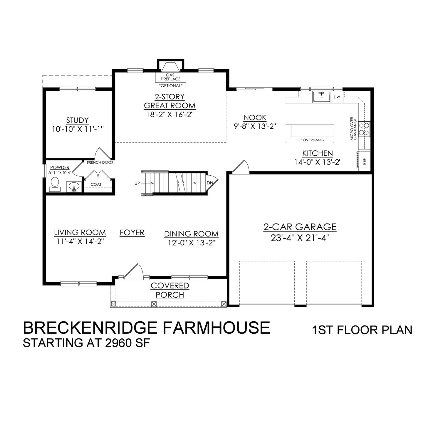 Breckenridge Farmhouse - 1st Floor